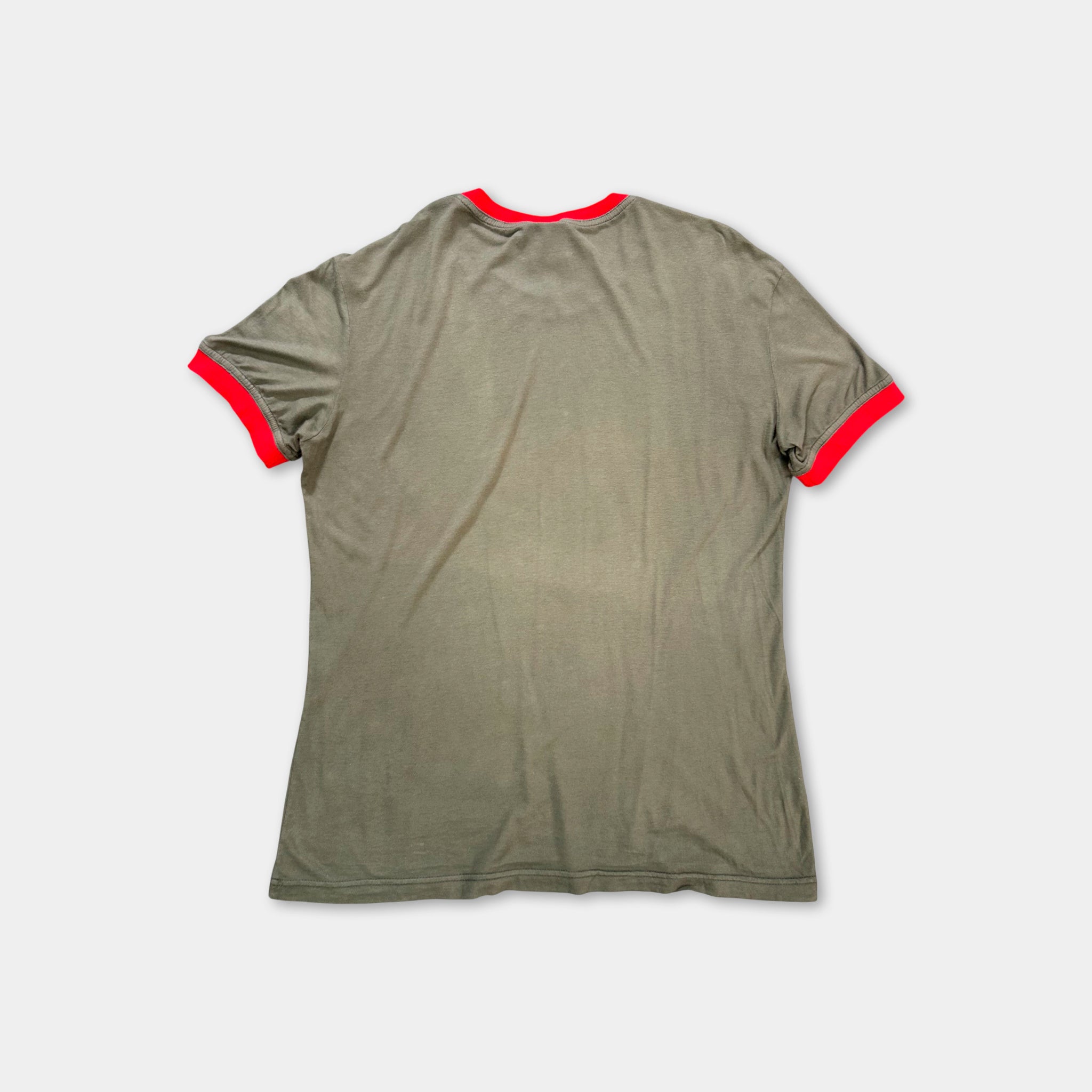 Dolce & Gabbana Green Khaki Graphic T-Shirt
