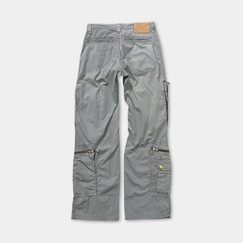 Dolce & Gabbana 2000's Grey Multipocket Cargo Pants