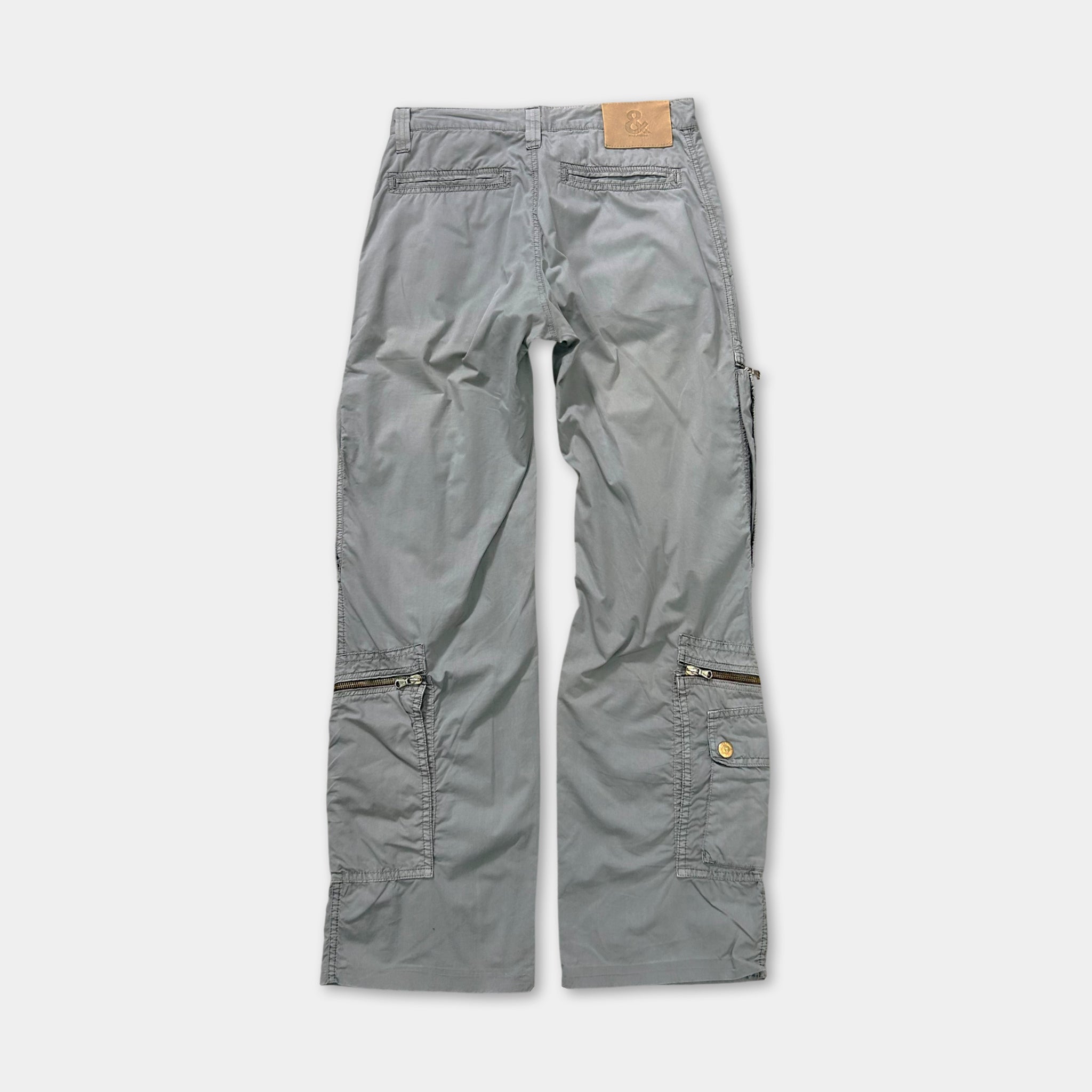 Dolce & Gabbana 2000's Grey Multipocket Cargo Pants