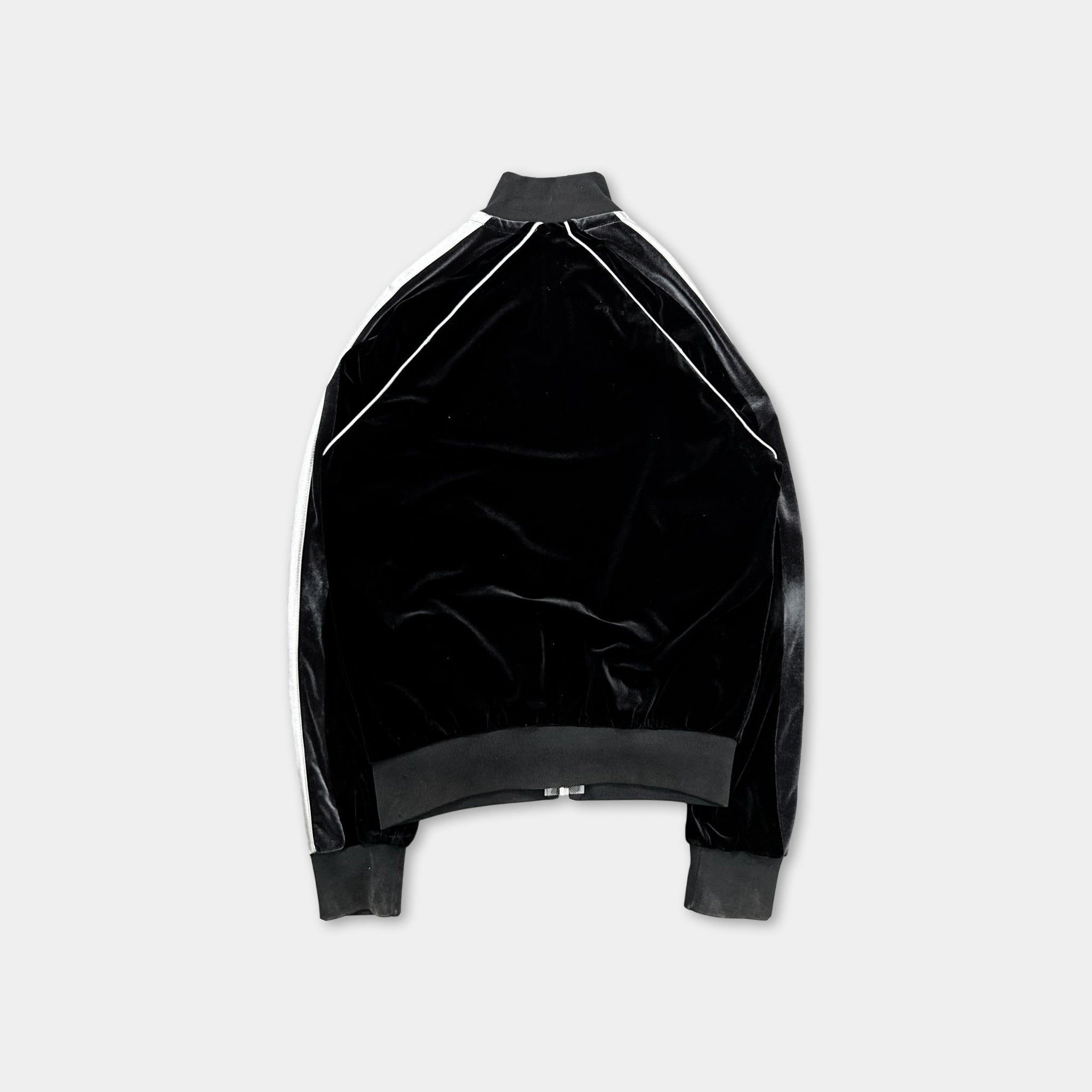 Dolce & Gabbana 2000's Sport Velour Black Track Jacket