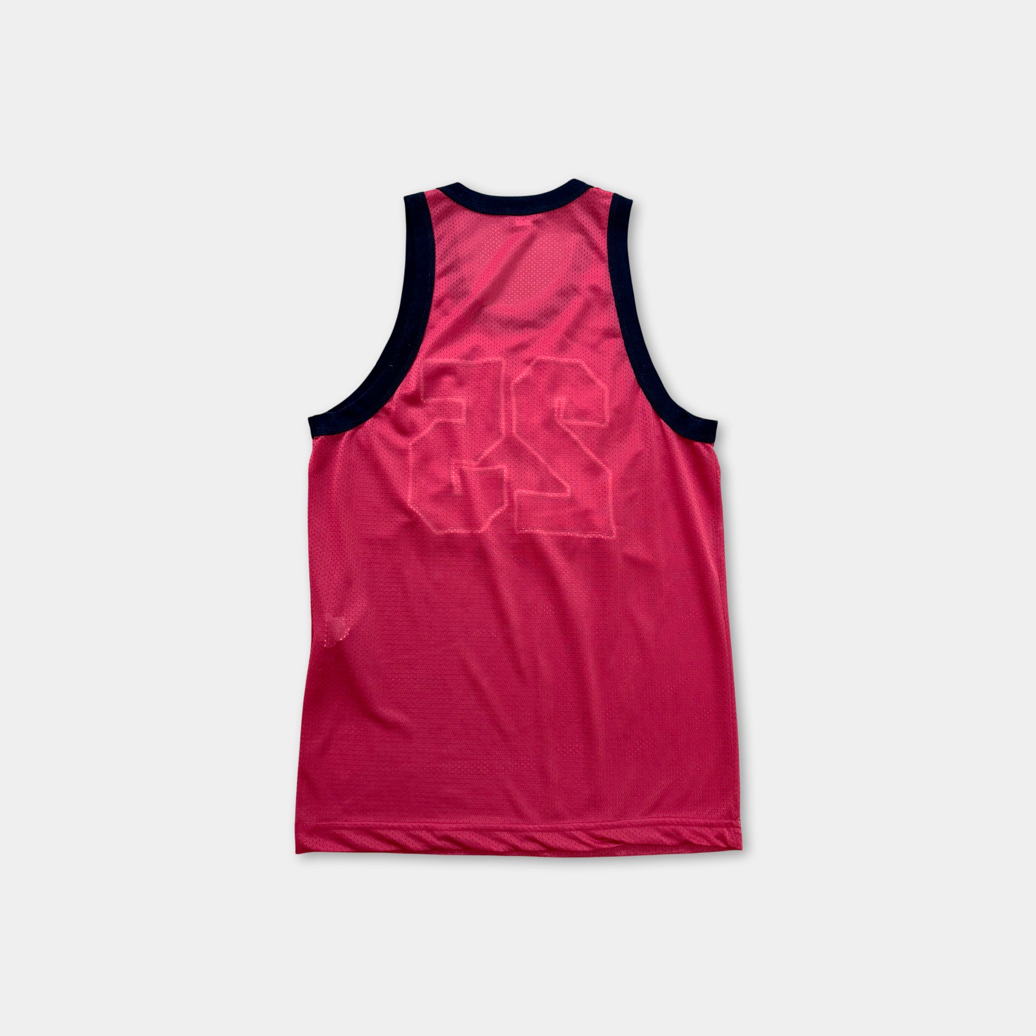 Dolce & Gabbana Red Mesh Basketball Jersey