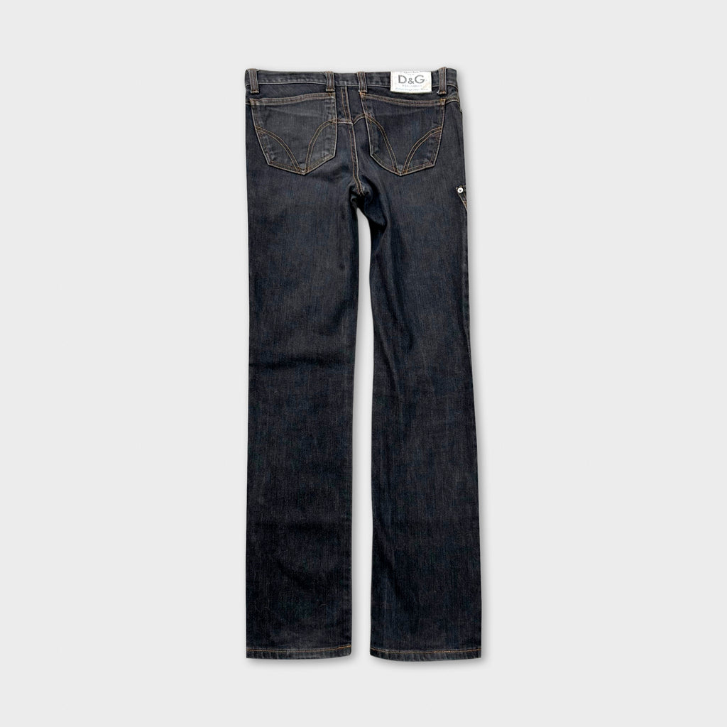 Dolce & Gabbana Asymmetric Pocket Denim Pants