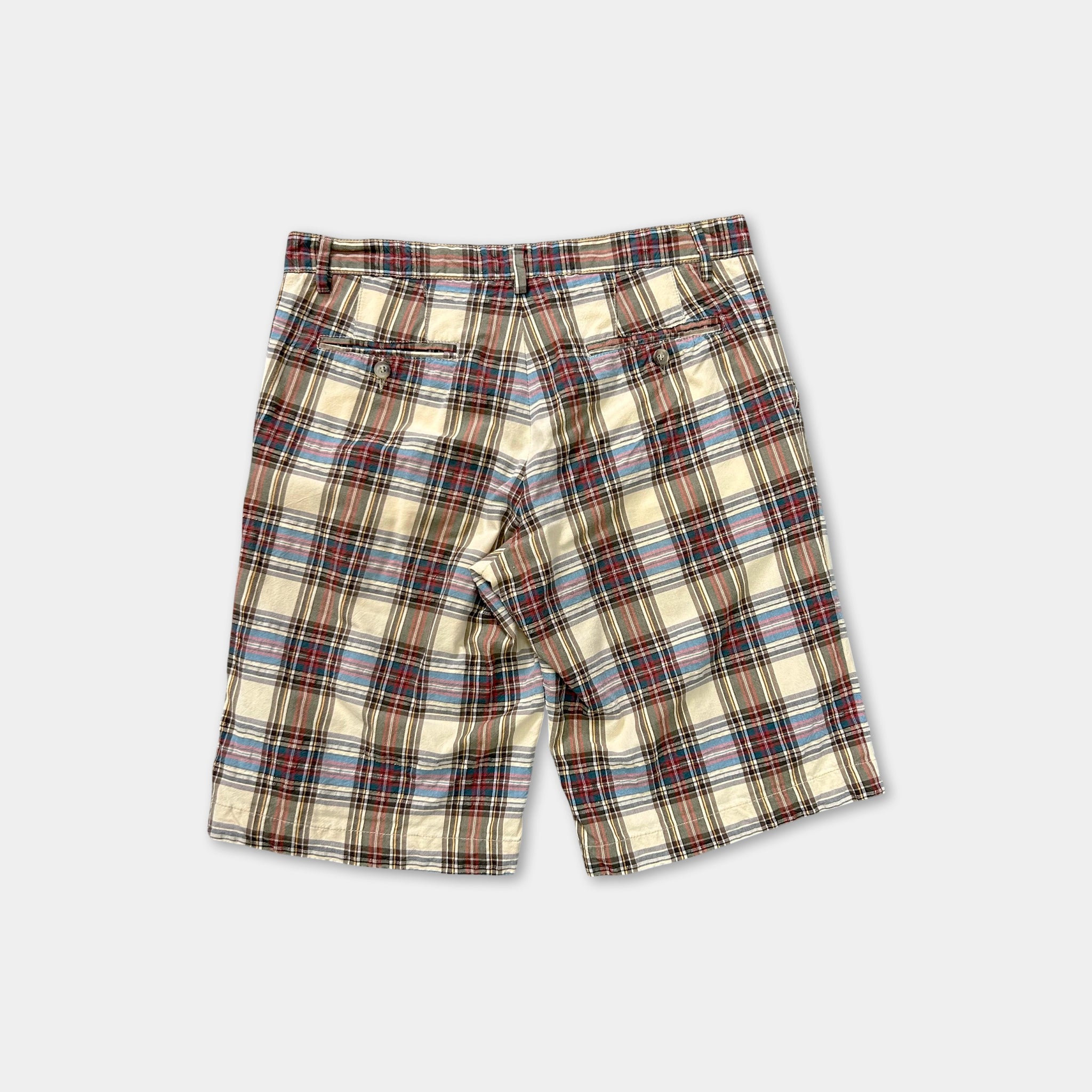 Dolce & Gabbana Yellow Checkered Shorts