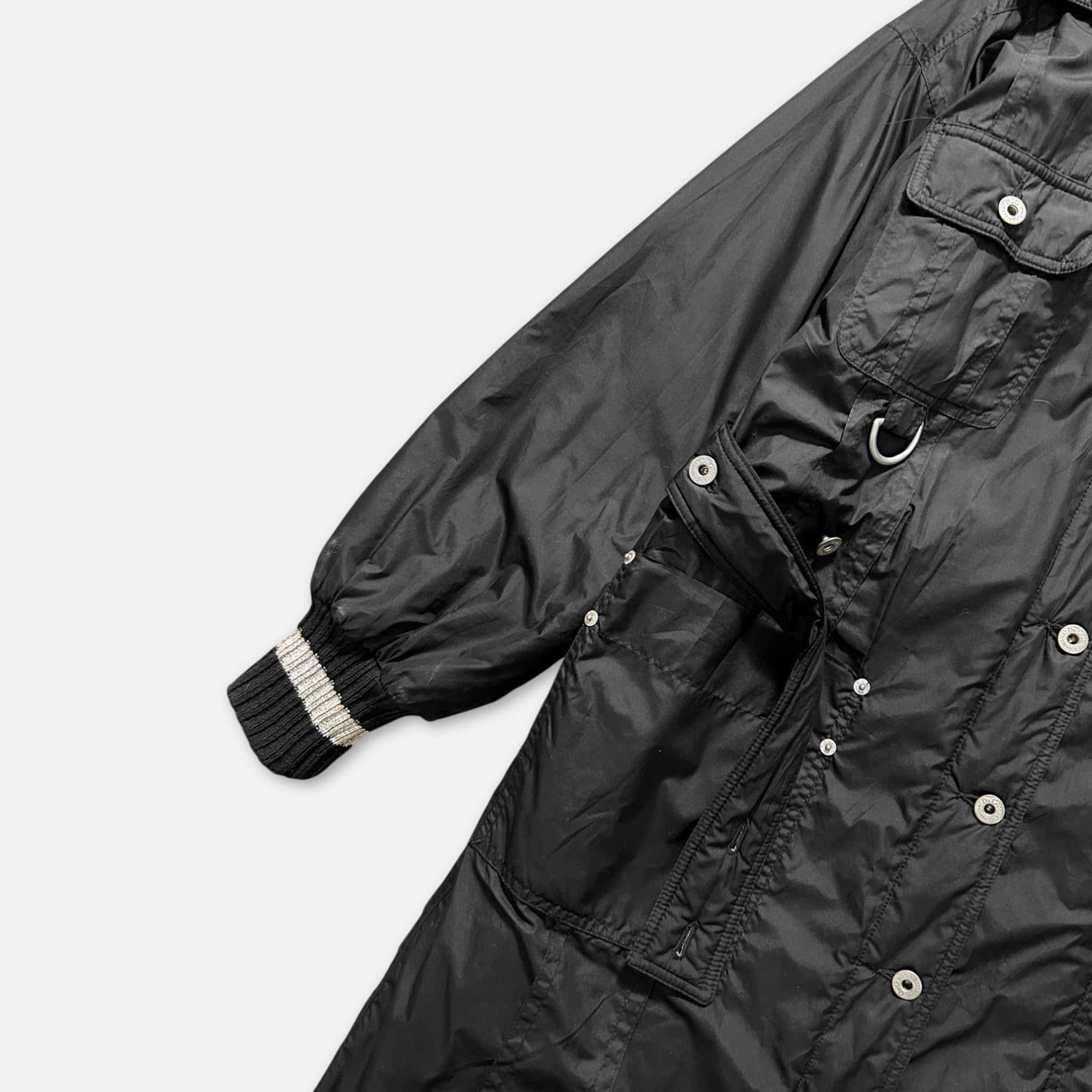 Dolce & Gabbana Fur Parka Black