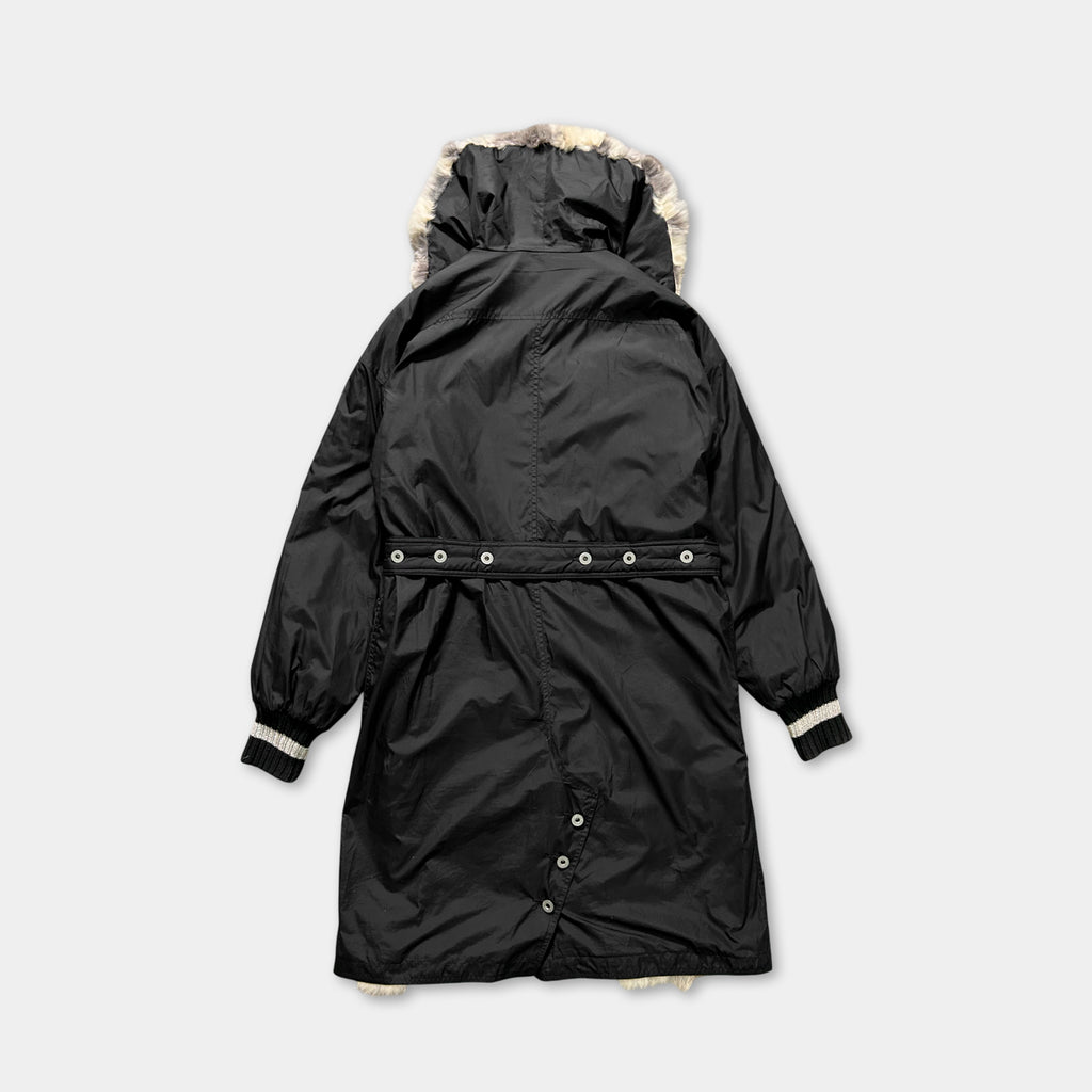 Dolce & Gabbana Fur Parka Black