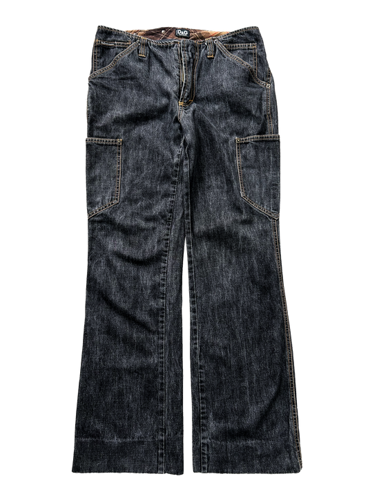 Dolce & Gabbana 00's Cargo Denim Jeans (S)