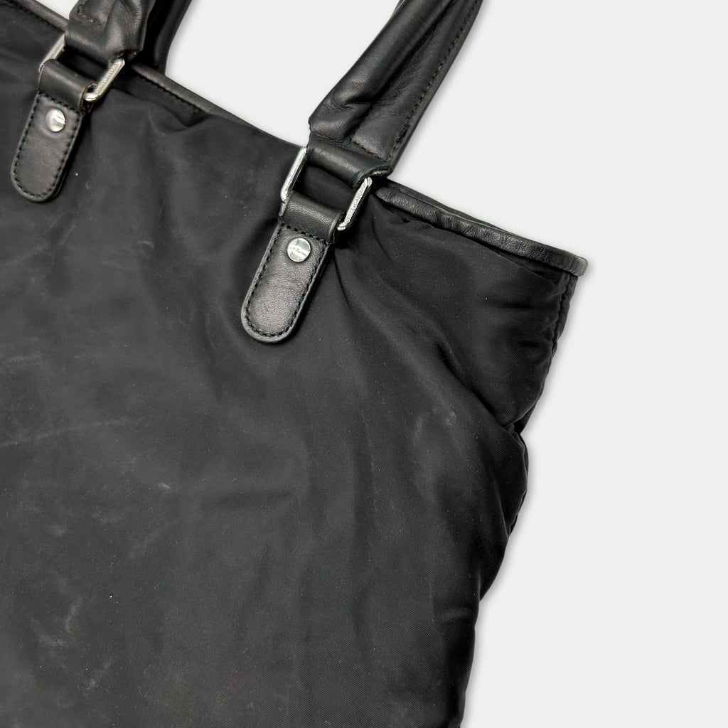 Dolce & Gabbana Black Nylon Leather Bag