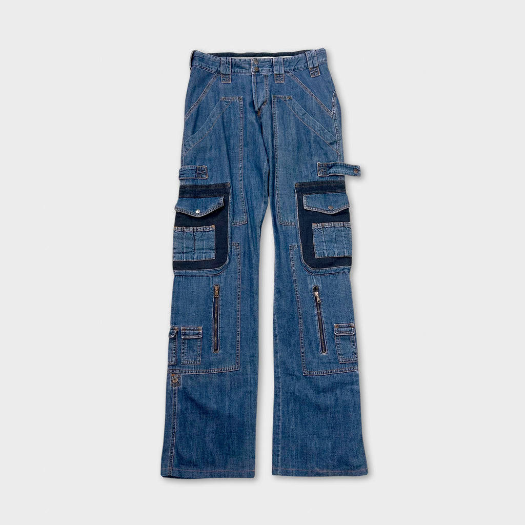 Dolce & Gabbana Cargo Blue Denim Pants