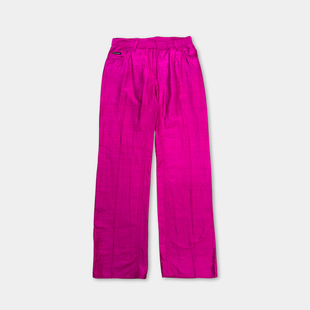 Dolce & Gabbana 2000's Pink Silk Pants