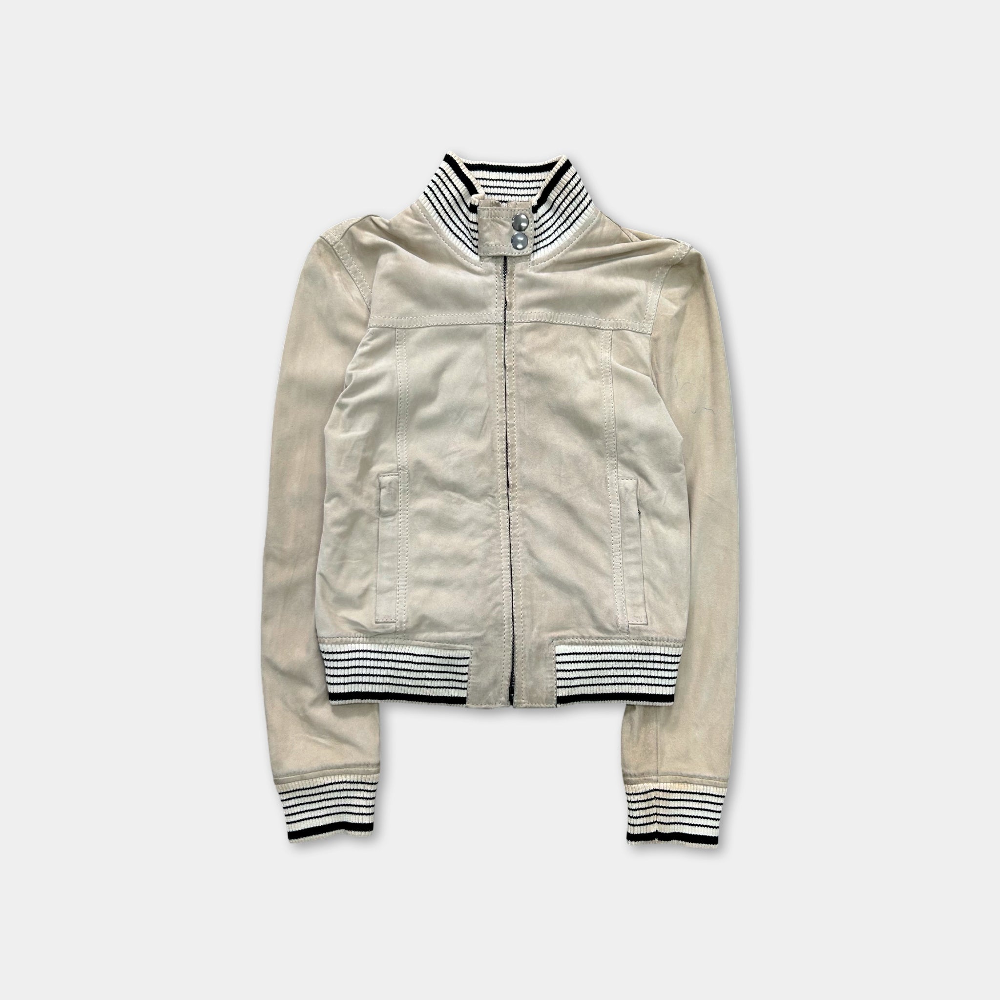 Dolce & Gabbana Beige Suede Jacket