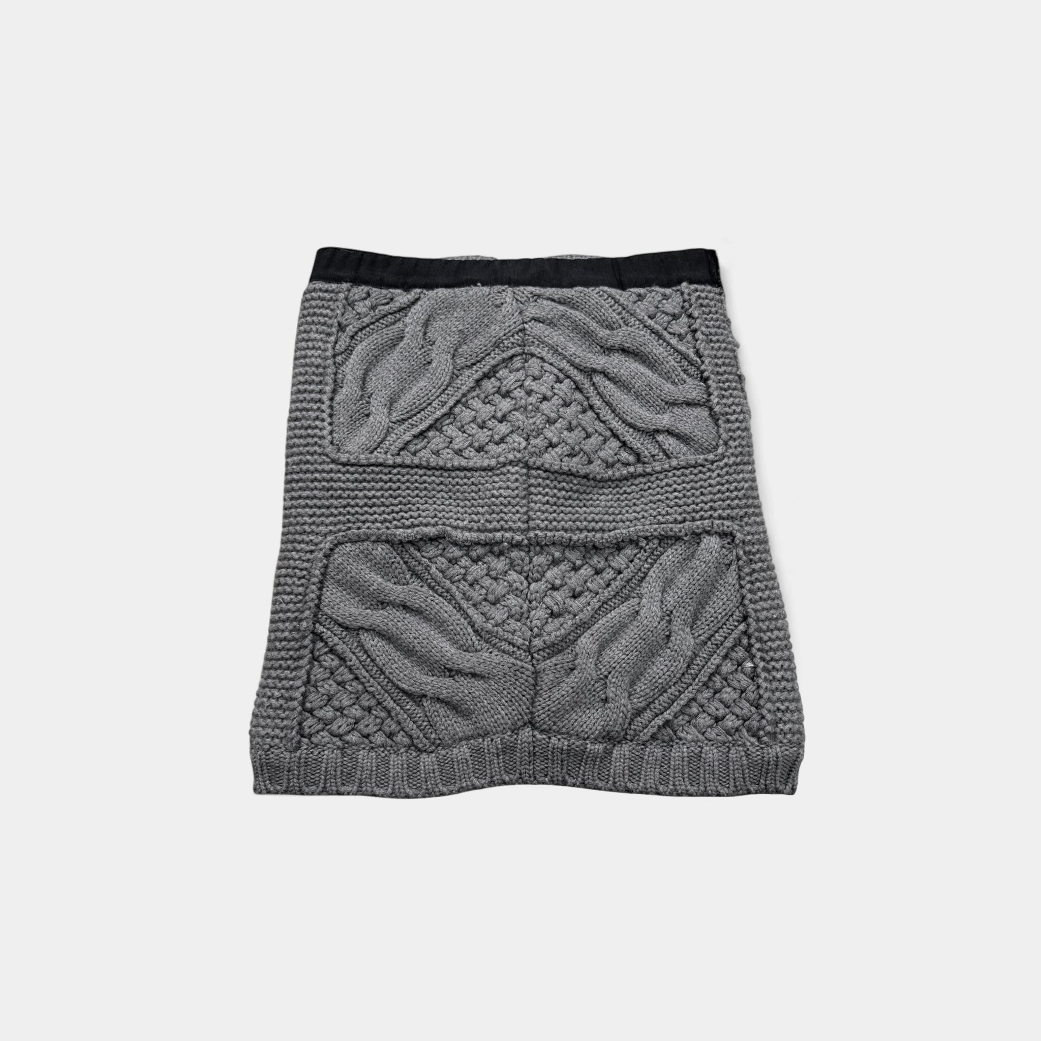 Dolce & Gabbana FW06 Grey Knit Skirt
