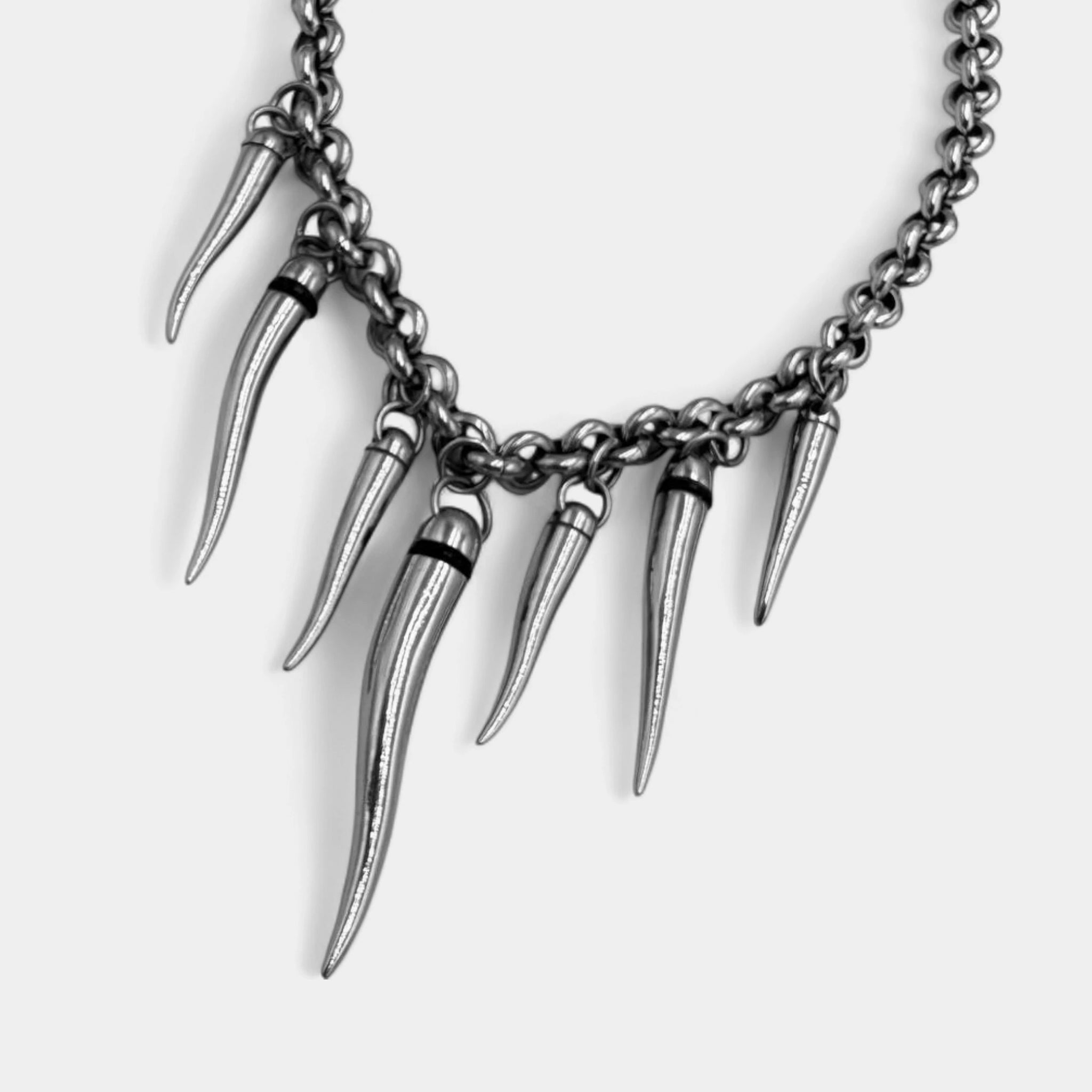 Dolce & Gabbana Multi-Horn Cornicello Charm Chain Necklace