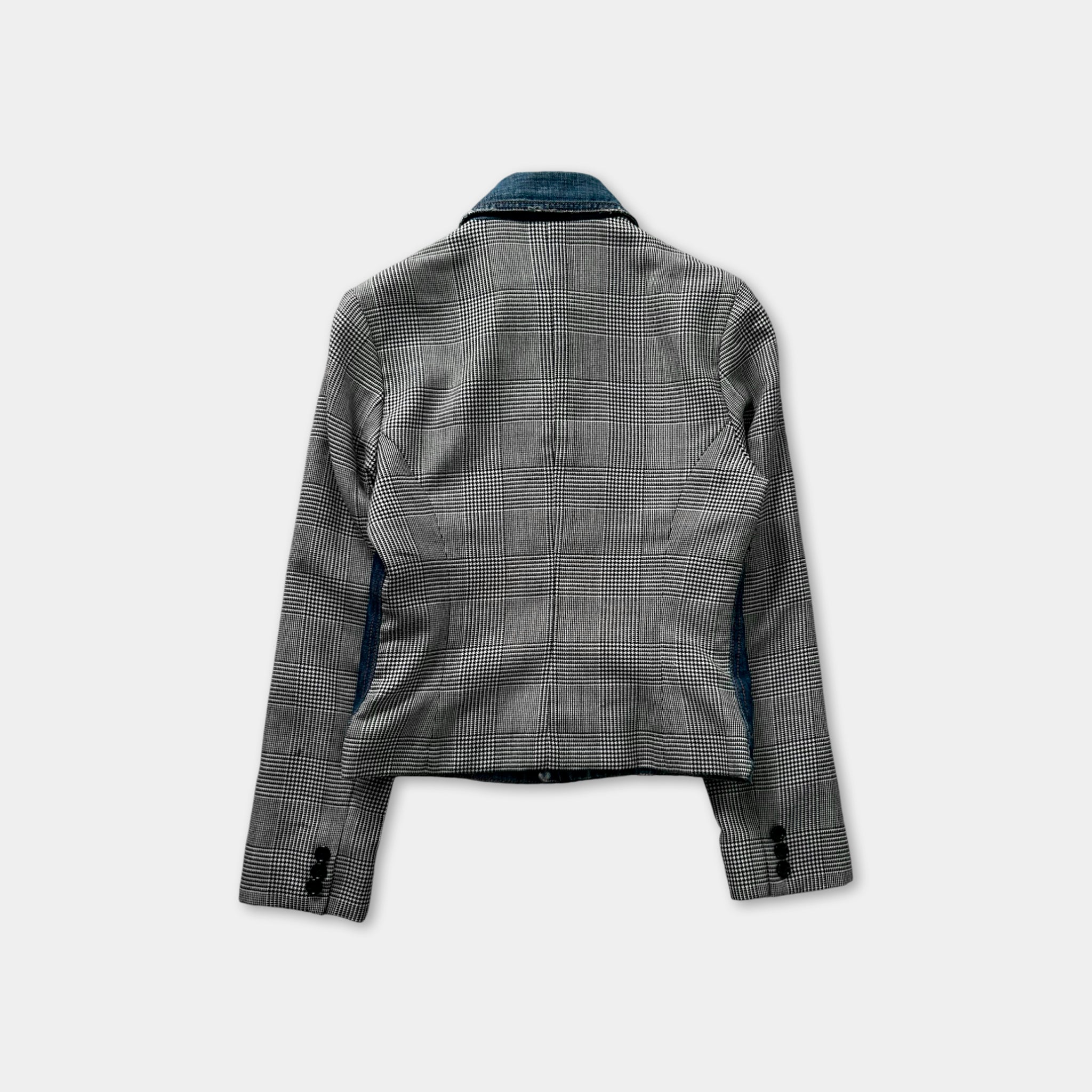 Dolce & Gabbana Checkered And Denim Matching Set