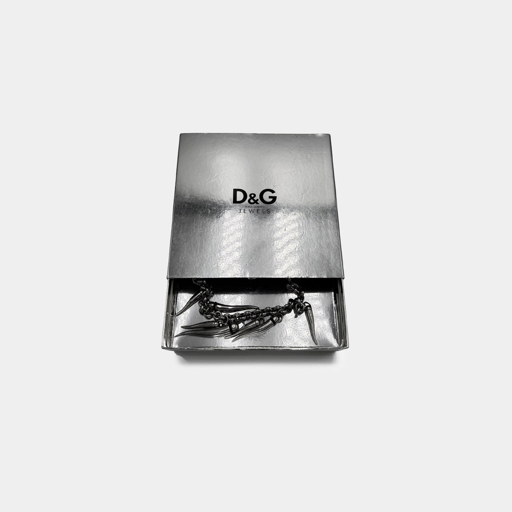 Dolce & Gabbana Multi-Horn Cornicello Charm Chain Necklace