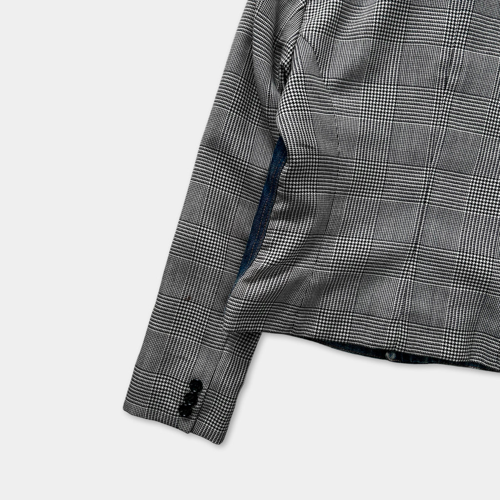 Dolce & Gabbana Checkered And Denim Matching Set