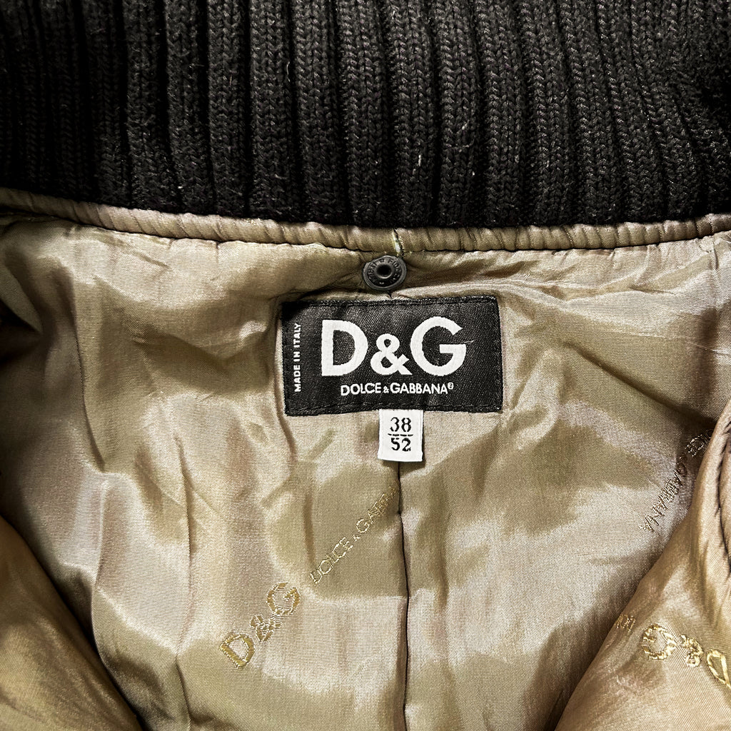 Dolce & Gabbana Convertible Black Jacket