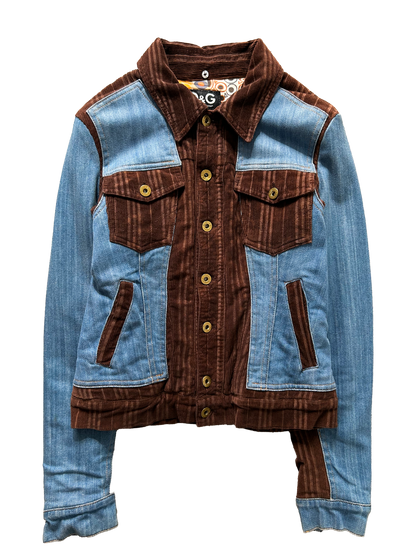 Dolce & Gabbana Denim & Corduroy Jacket