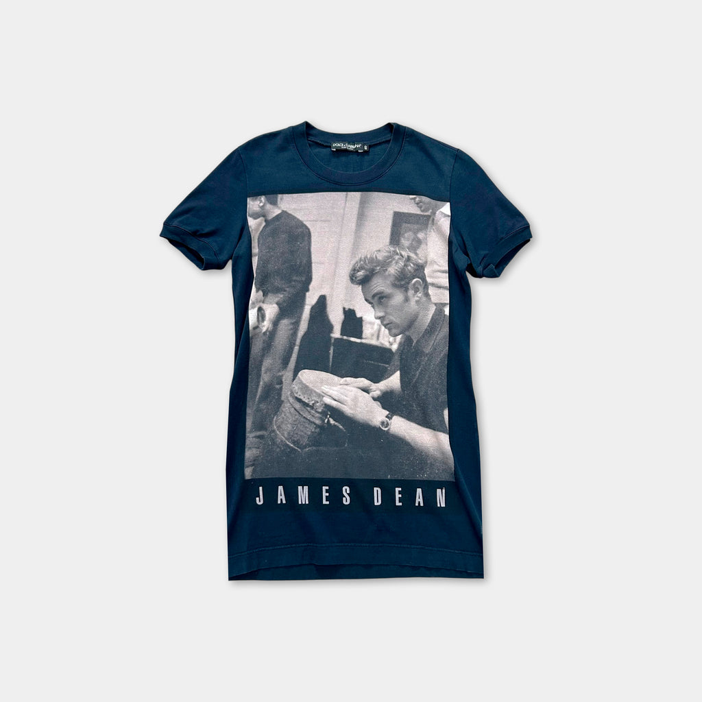 Dolce & Gabbana x James Dean Graphic Navy T-Shirt