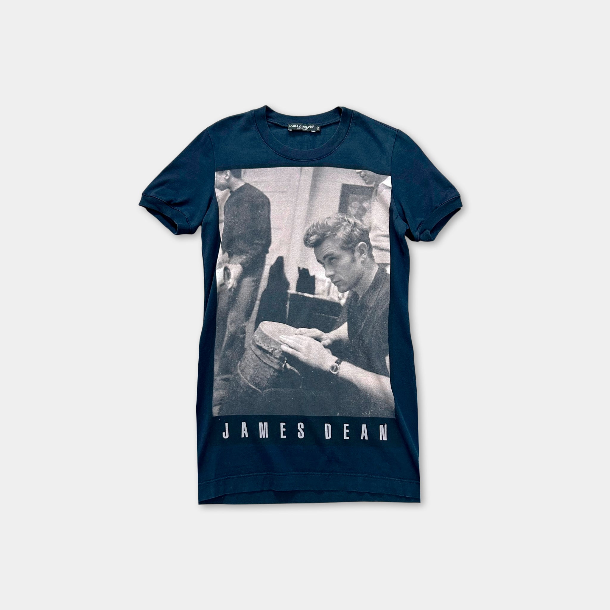 Dolce & Gabbana x James Dean Graphic Navy T-Shirt
