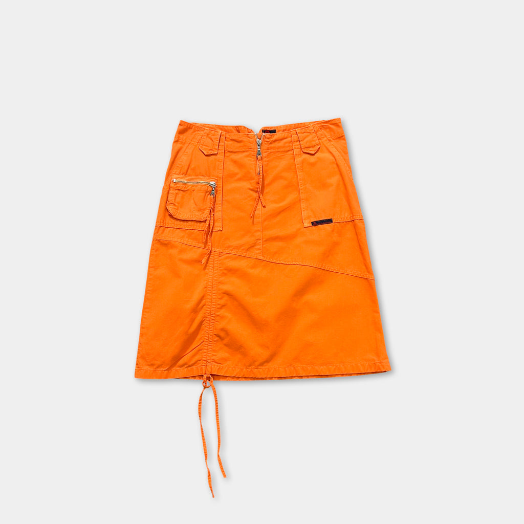Dolce & Gabbana 2000s Cargo Orange Skirt