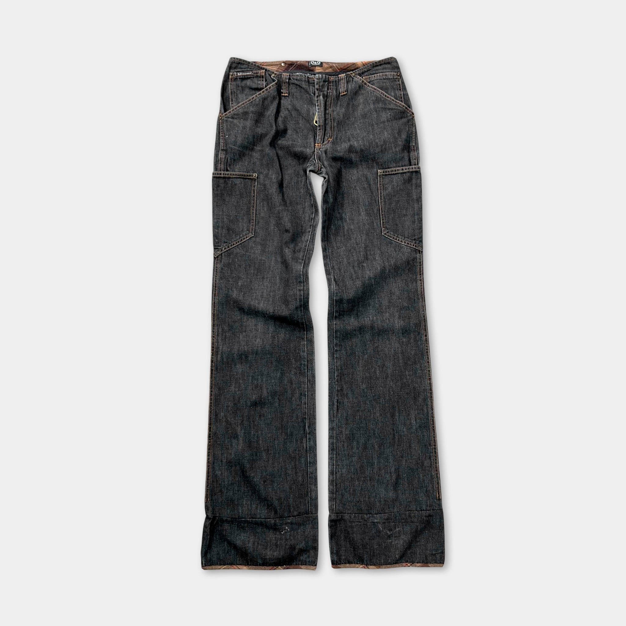 Dolce & Gabbana 2000's Denim Carpenter Pants