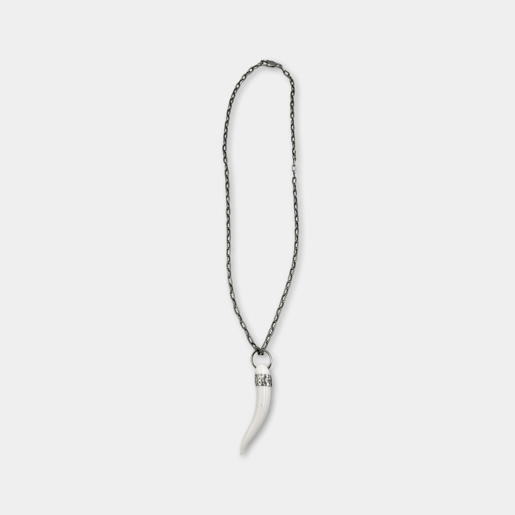 Dolce & Gabbana SS05 Italian Horn White Pendant