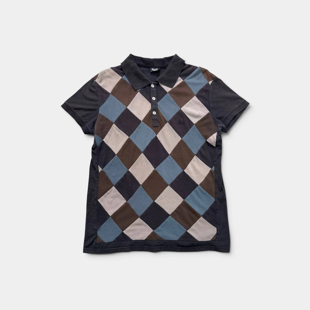 Dolce & Gabbana Patchwork Polo Shirt