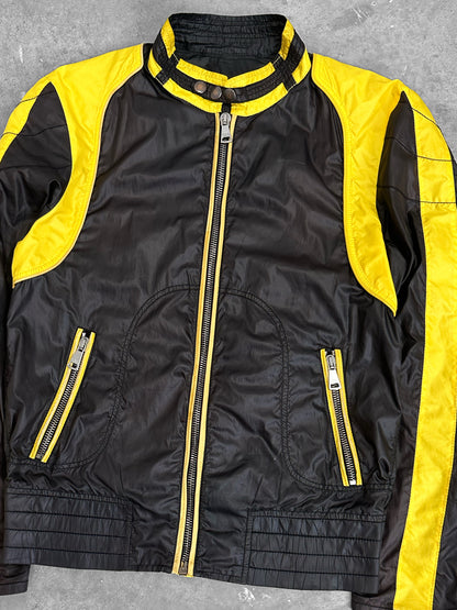 Dolce & Gabbana 2000's Leather and Nylon Jacket (S)