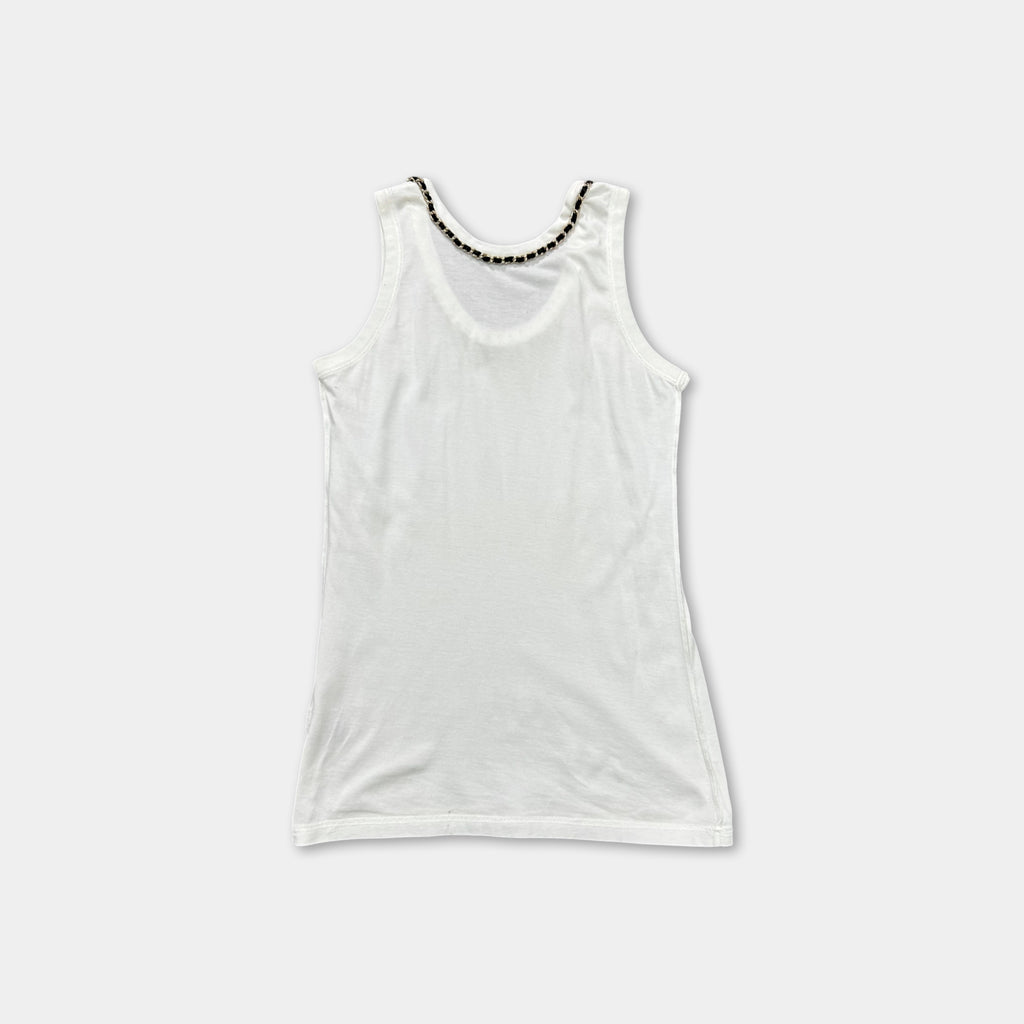 Dolce & Gabbana Metallic Gold Tank Top