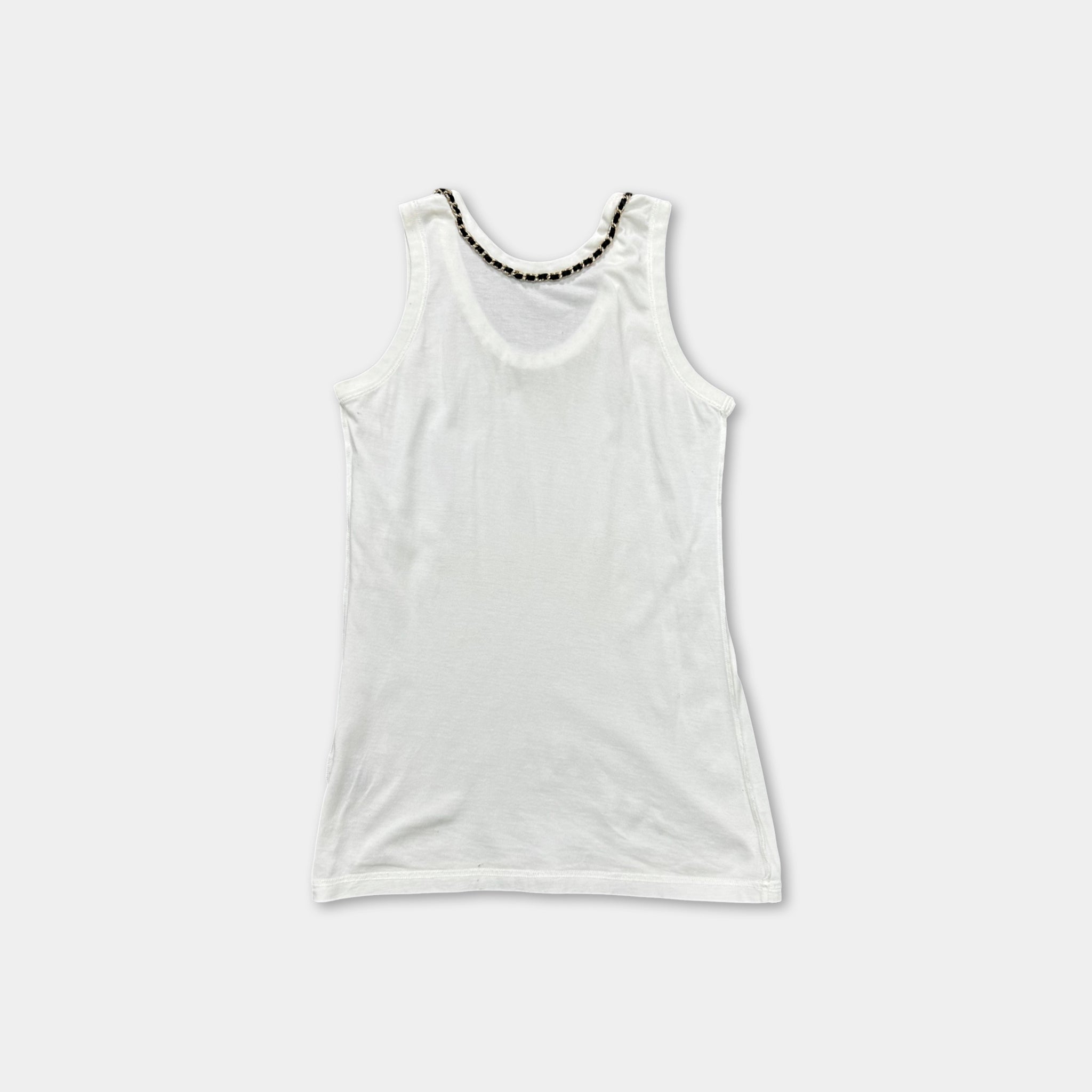 Dolce & Gabbana Metallic Gold Tank Top