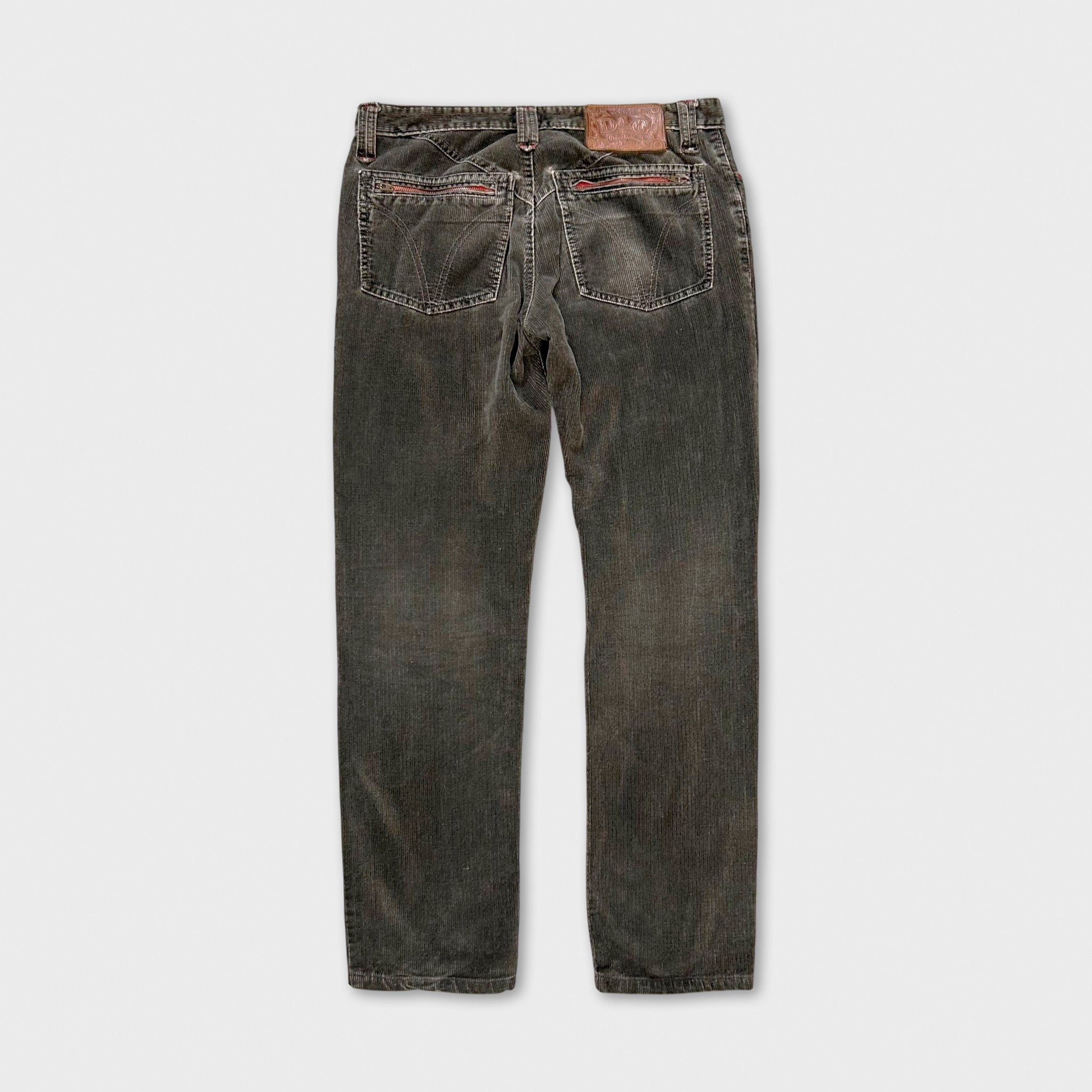 Dolce & Gabbana Brown Corduroy Pants