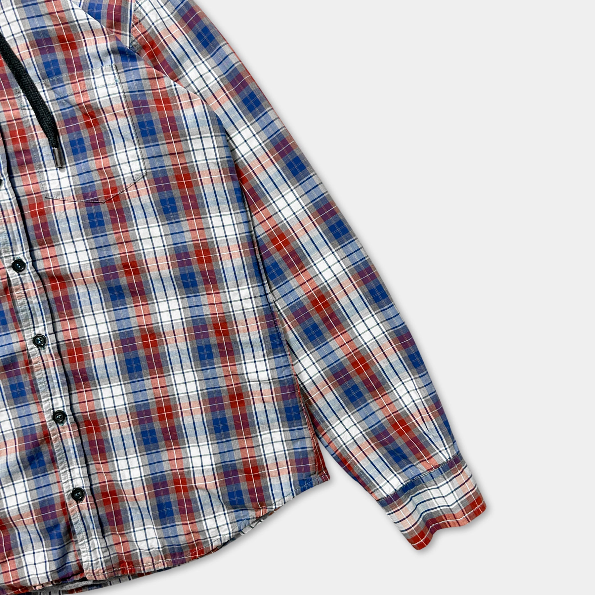 Dolce & Gabbana Plaid Hooded Shirt