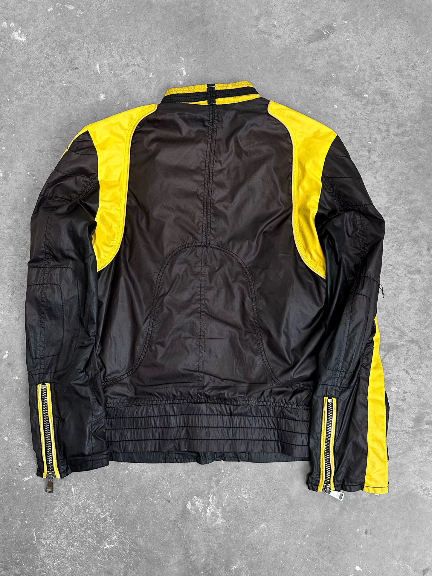 Dolce & Gabbana 2000's Leather and Nylon Jacket (S)