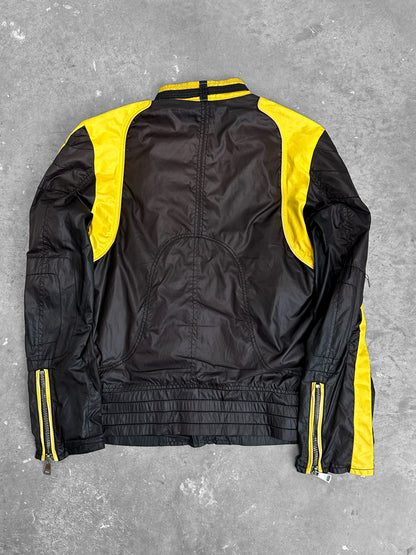 Dolce & Gabbana 2000's Leather and Nylon Jacket (S)