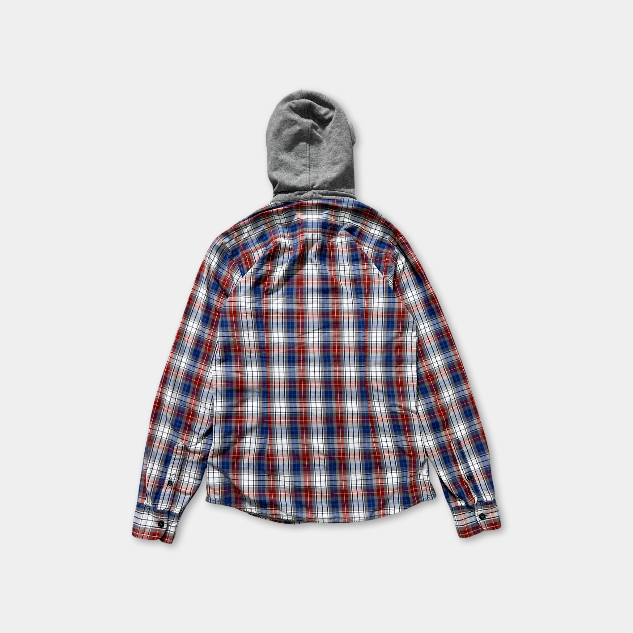 Dolce & Gabbana Plaid Hooded Shirt