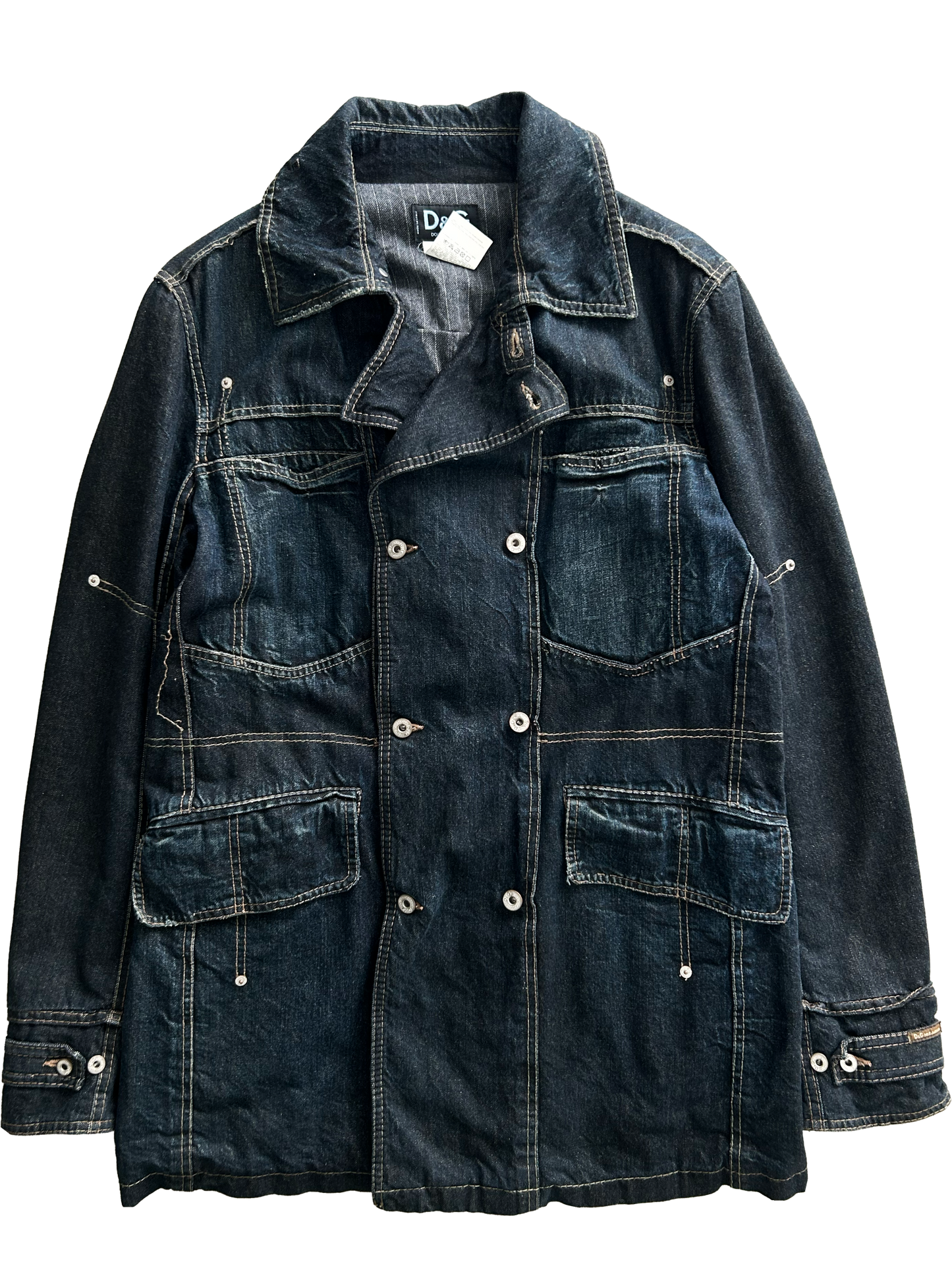 Dolce & Gabbana Denim Long Coat