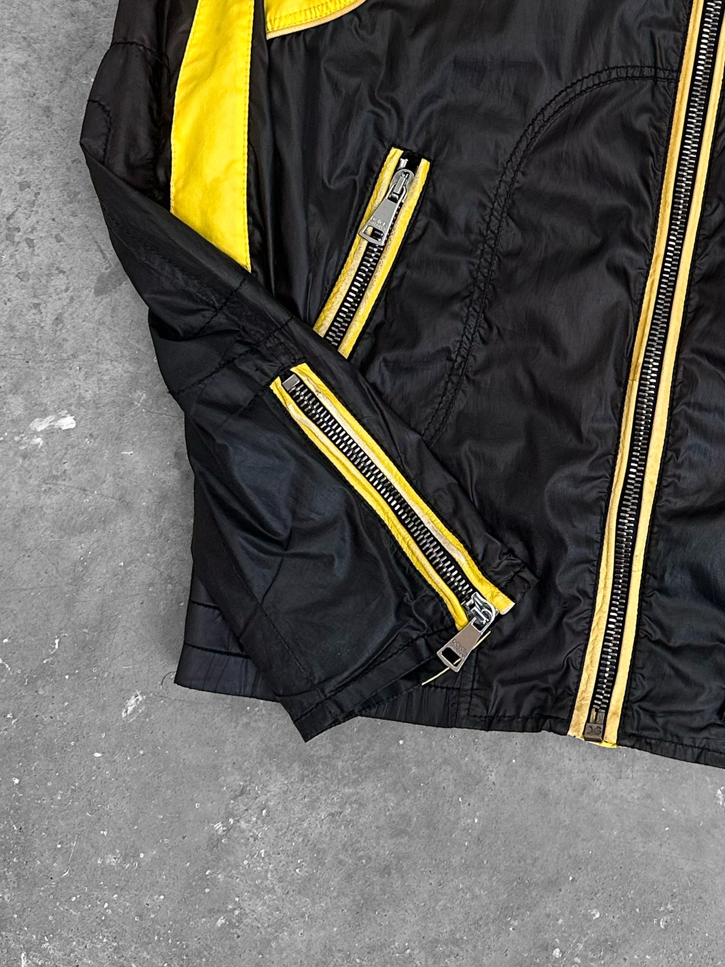 Dolce & Gabbana 2000's Leather and Nylon Jacket (S)