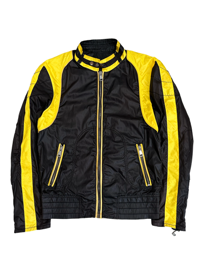 Dolce & Gabbana 2000's Leather and Nylon Jacket (S)