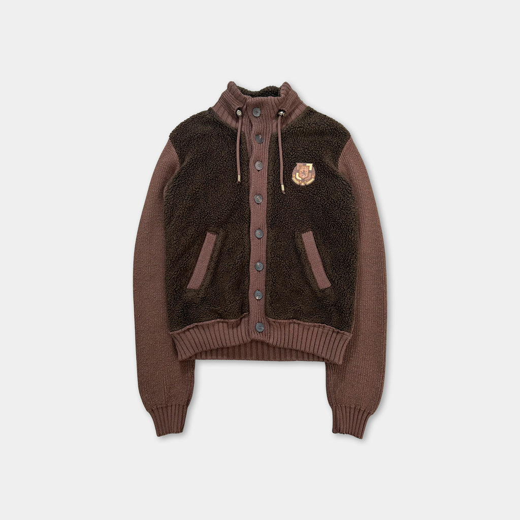 Dolce & Gabbana 2000's Brown Fleece Jacket