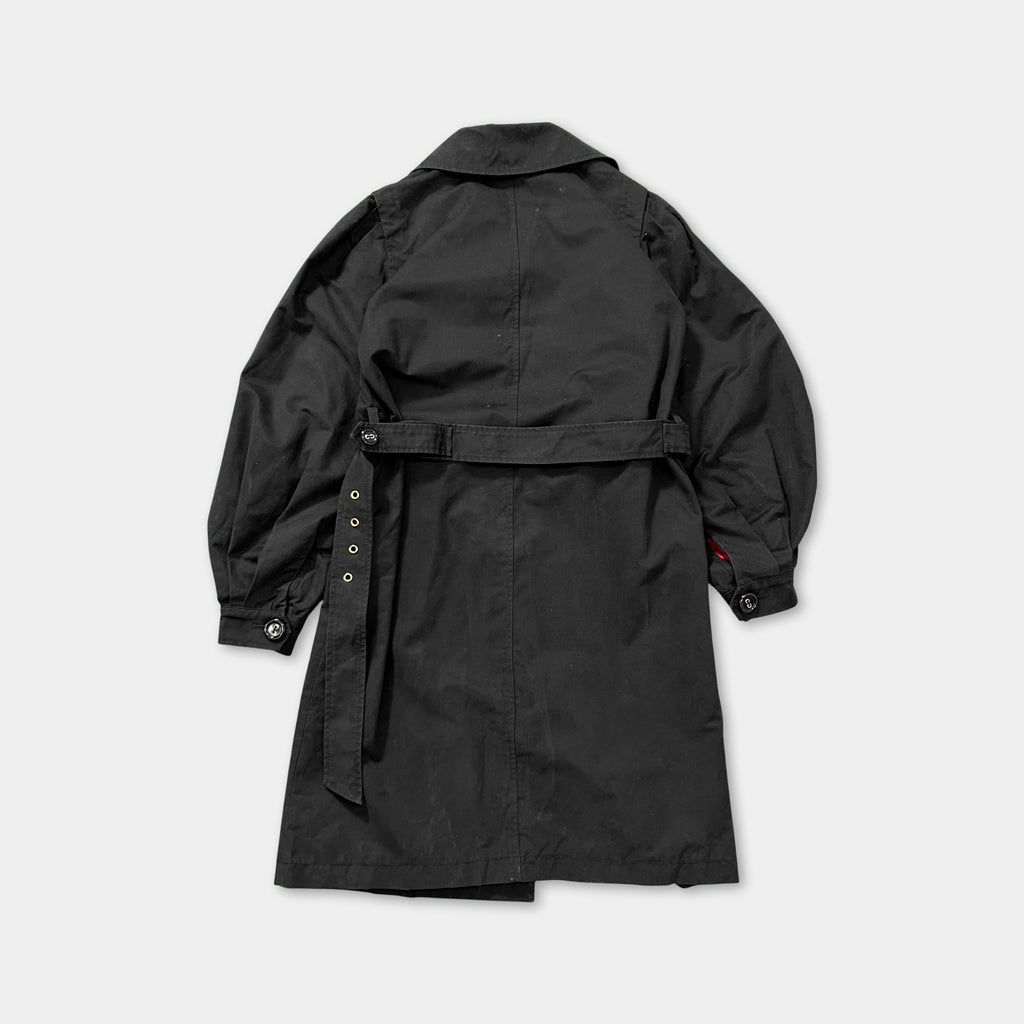Dolce & Gabbana Black Trench Coat