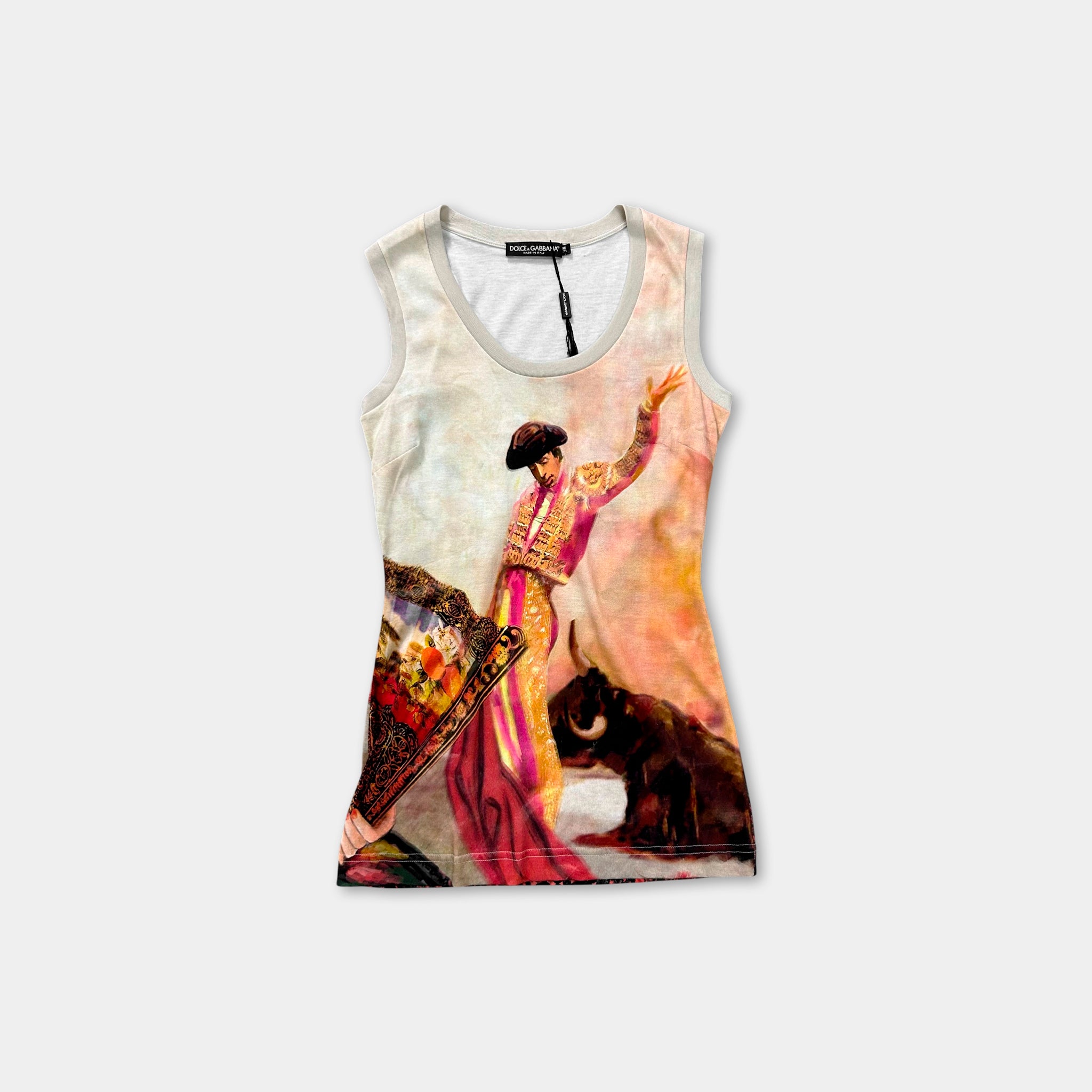 Dolce & Gabbana SS15 "Matador" Graphic Tank Top