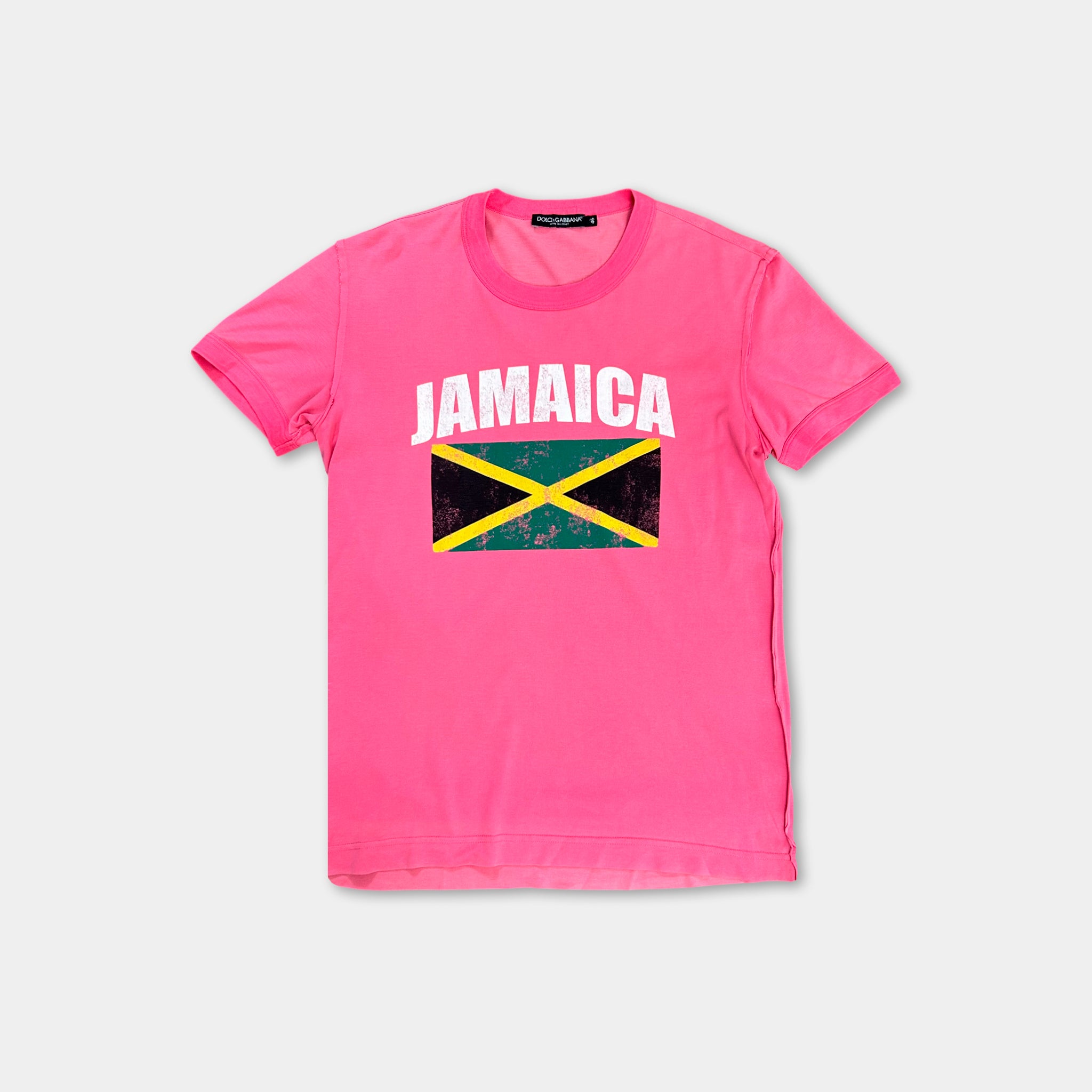Dolce & Gabbana 2000's Jamaica Pink T-Shirt