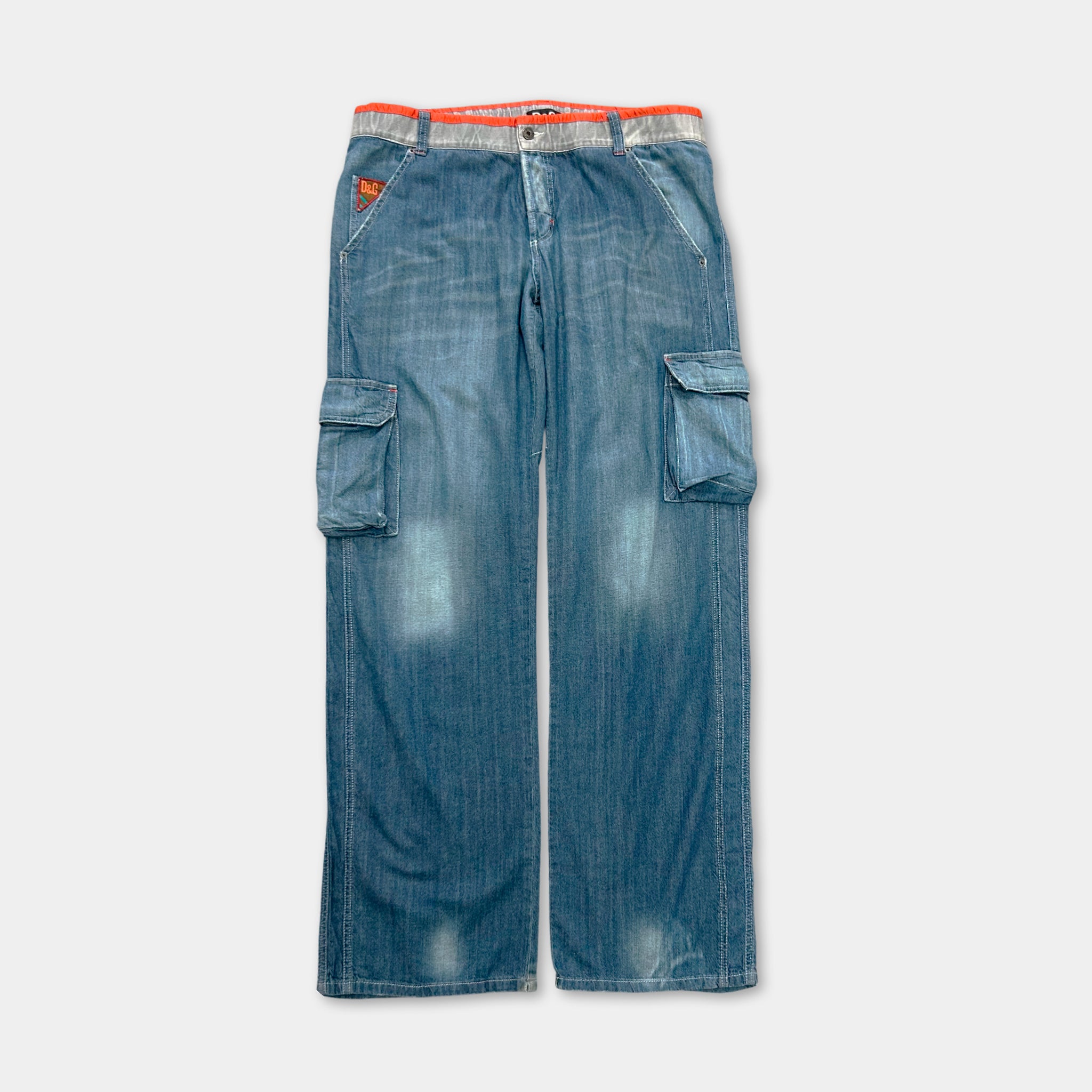 Dolce & Gabbana Cargo Denim Pants