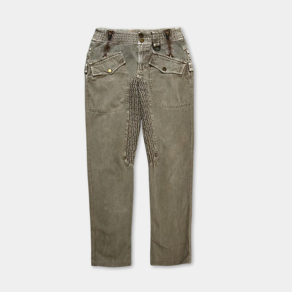 Dolce & Gabbana Green Military Style Pants