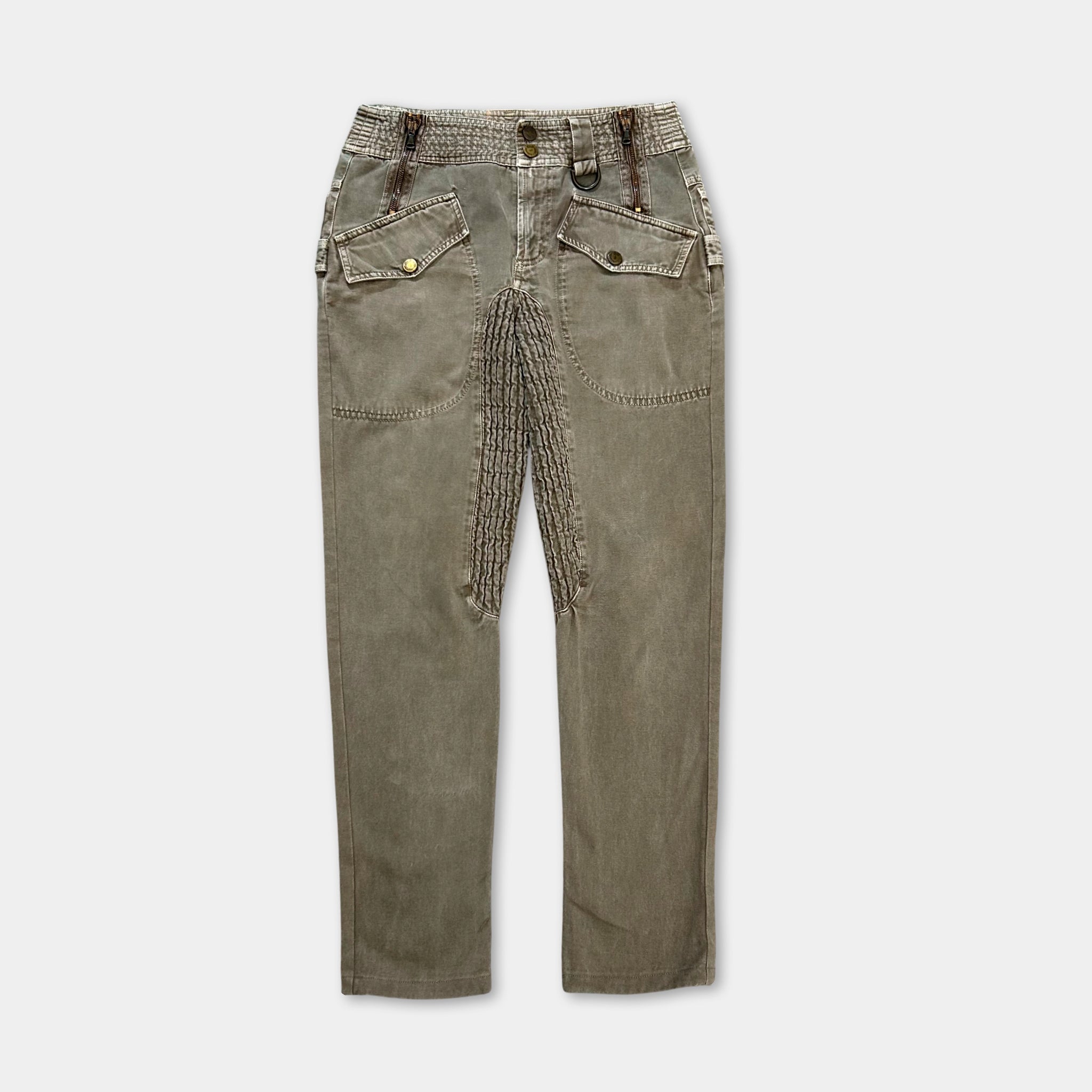 Dolce & Gabbana Green Military Style Pants