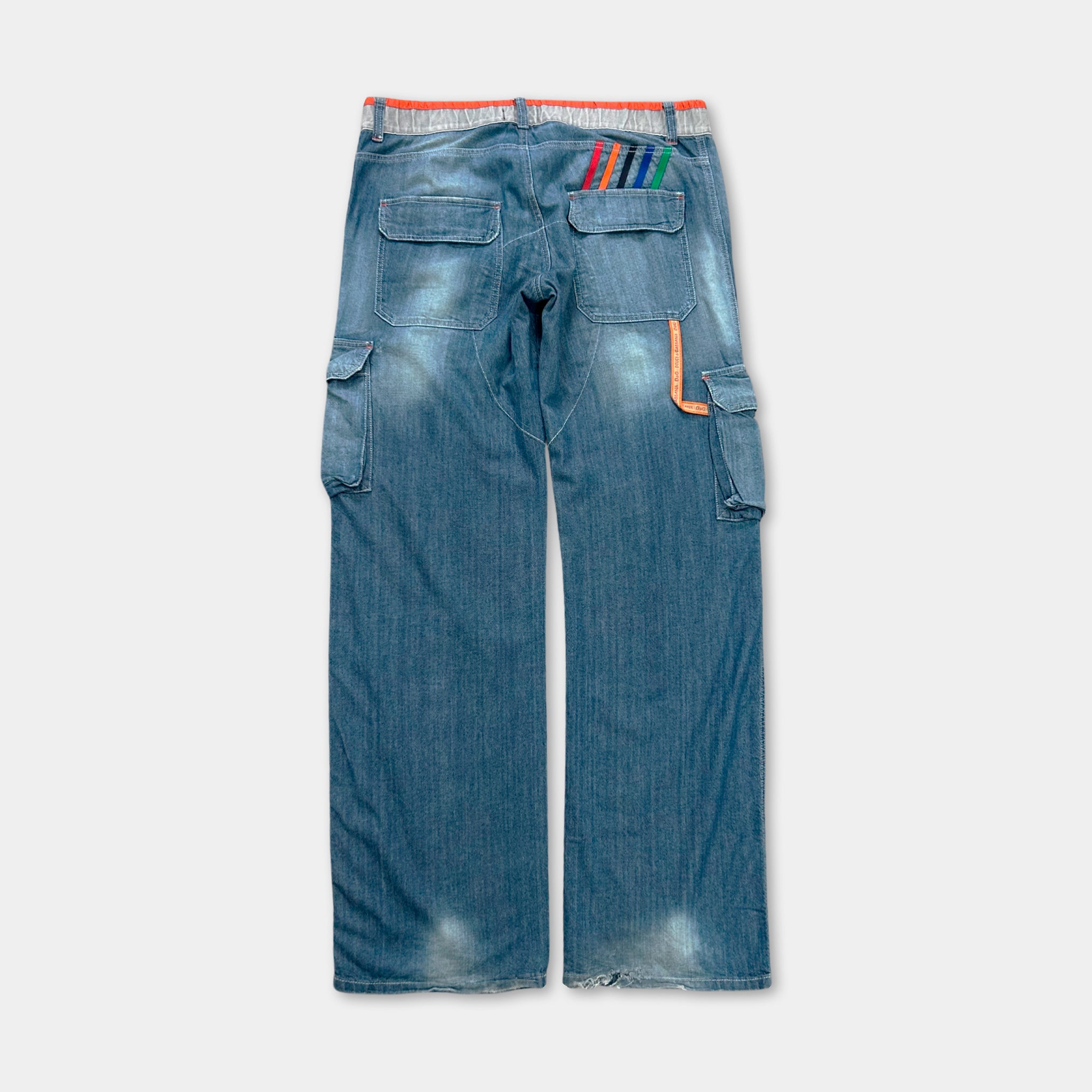 Dolce & Gabbana Cargo Denim Pants