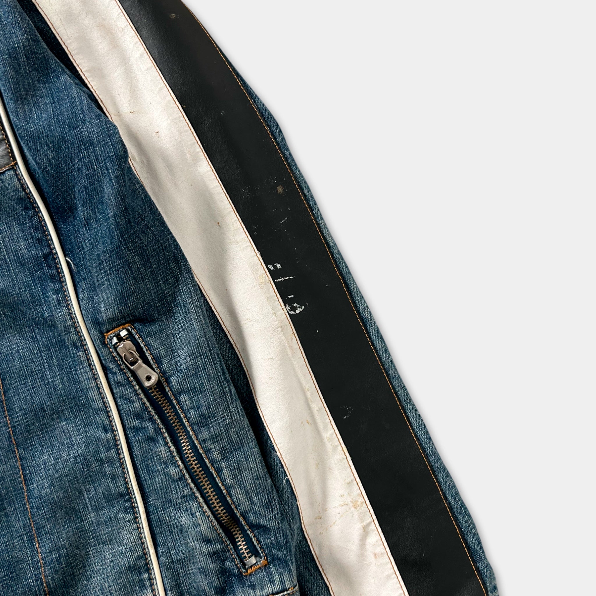 Dolce & Gabbana Denim Biker Jacket