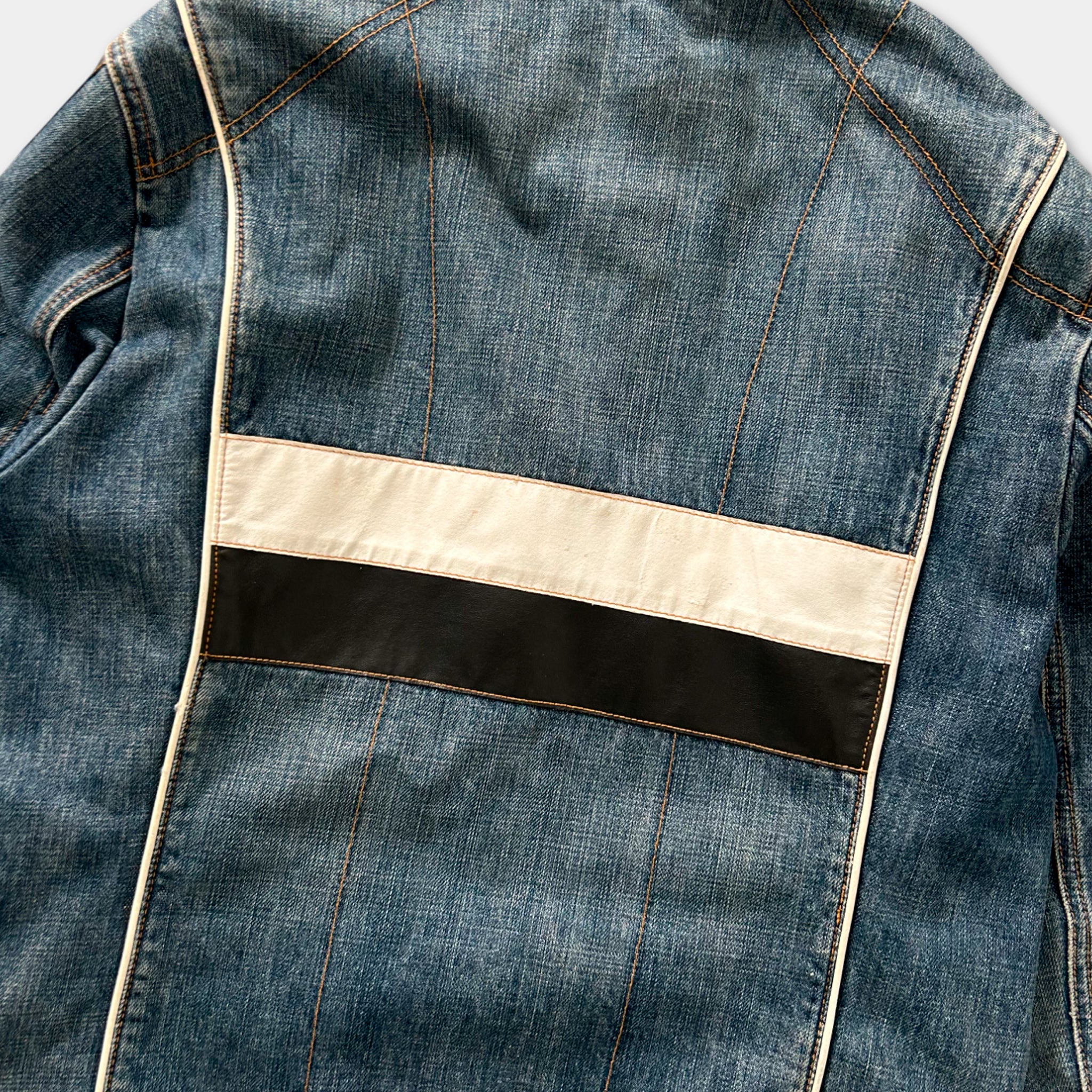 Dolce & Gabbana Denim Biker Jacket