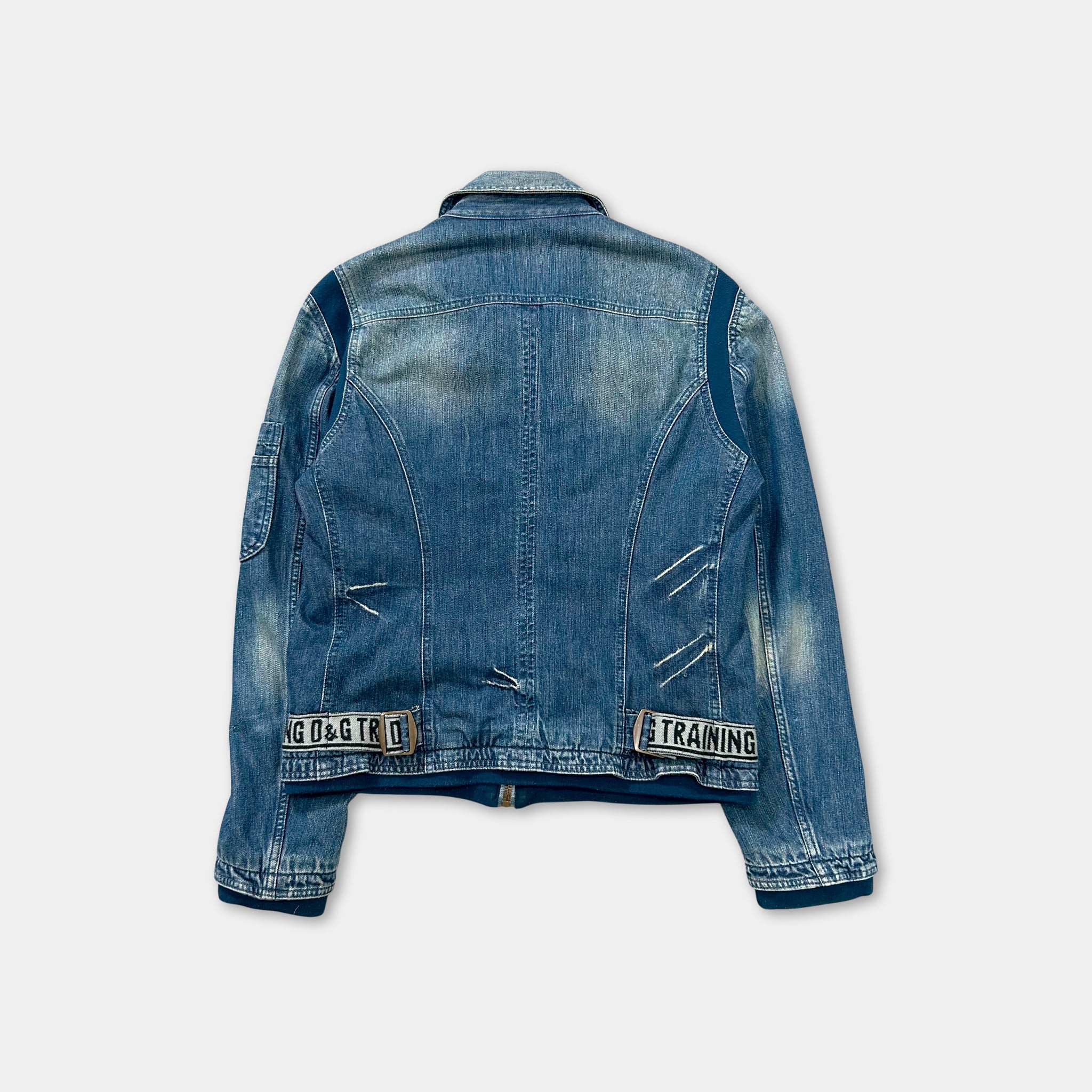 Dolce Gabbana Zipper Denim Jacket