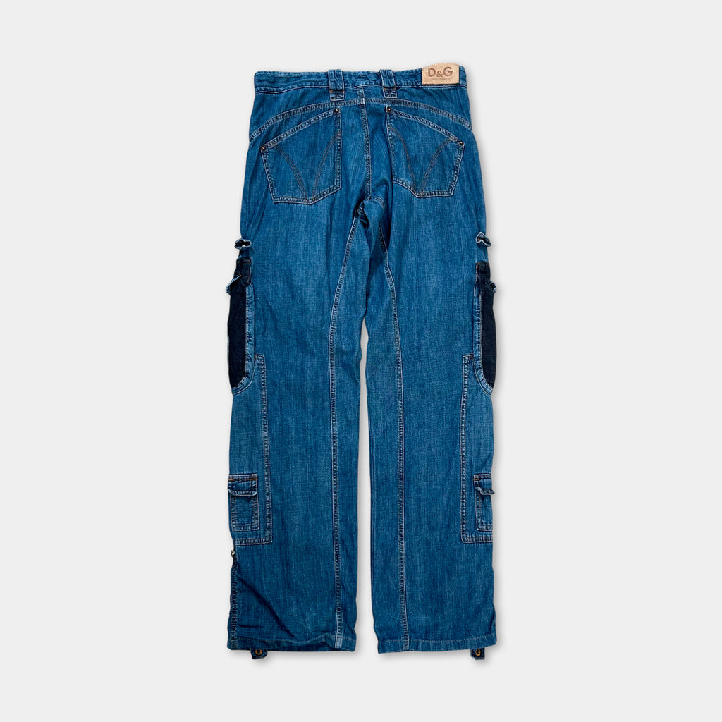 Dolce & Gabbana 2003 Cargo Denim Jeans